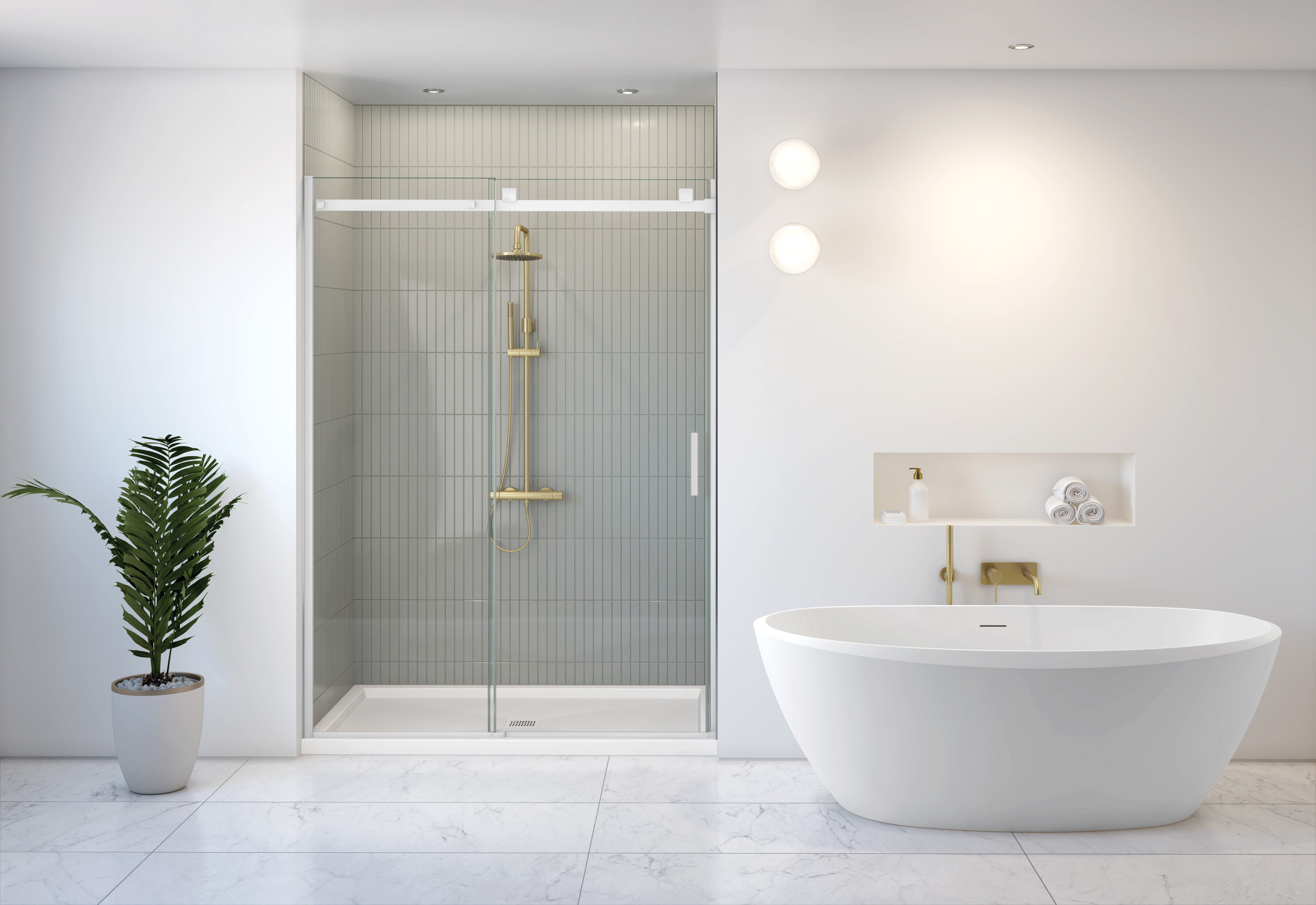 Skyline In-line Shower Door