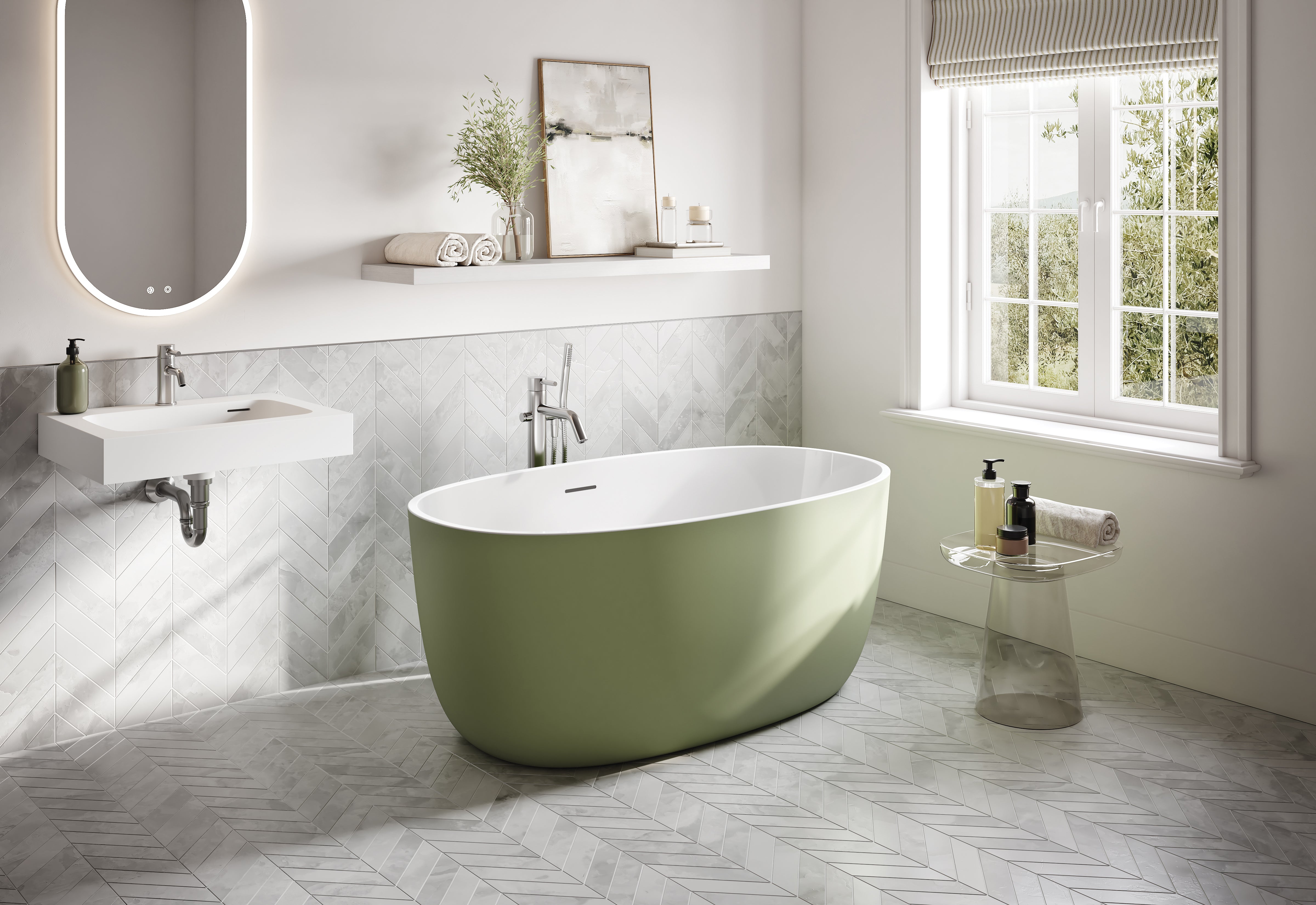 Fleurco Solfege Petite Freestanding Acrylic Tub – Series BSF5532