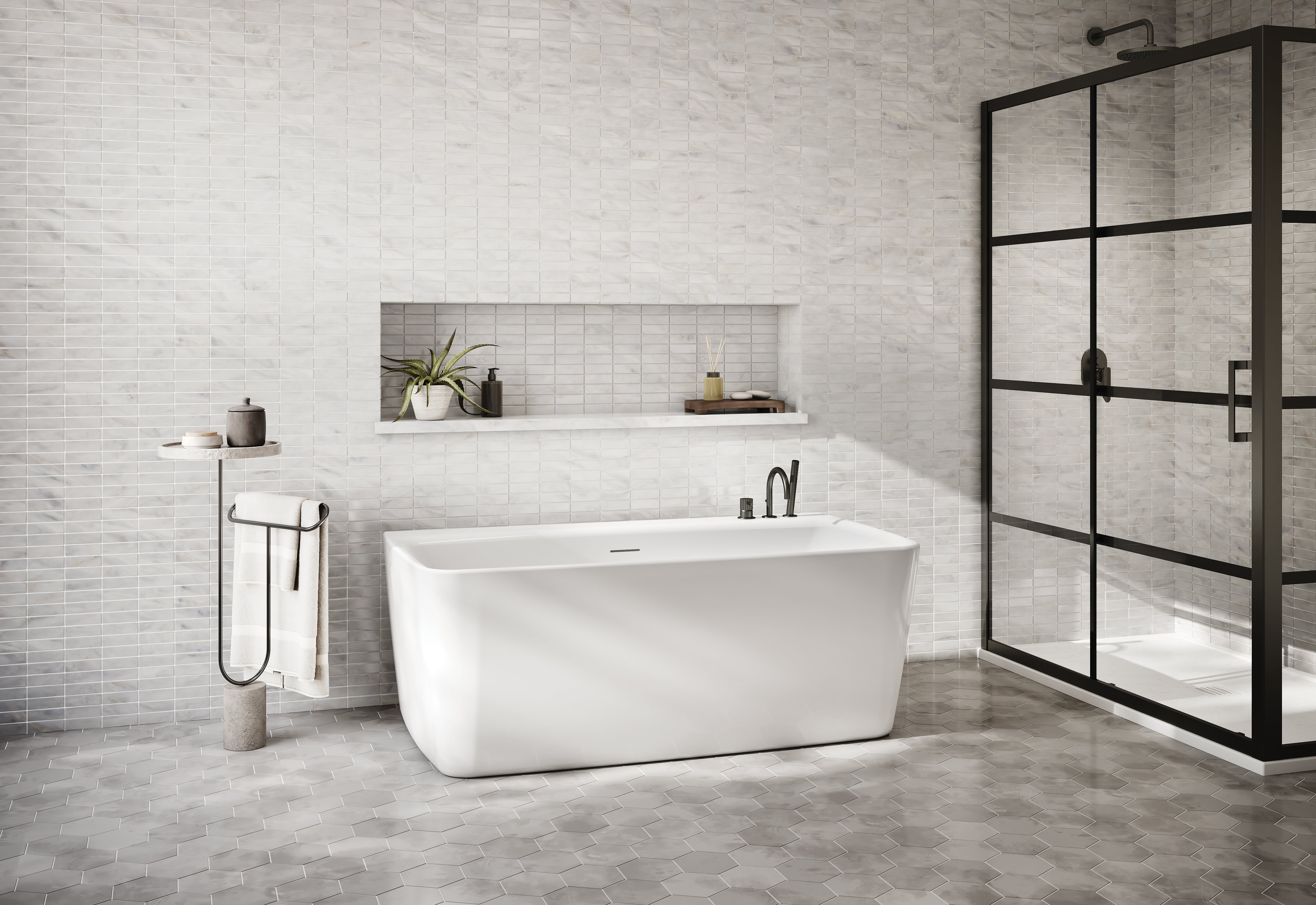Fleurco Sonoro Petite Freestanding Acrylic Bathtub – BZSN6032-18