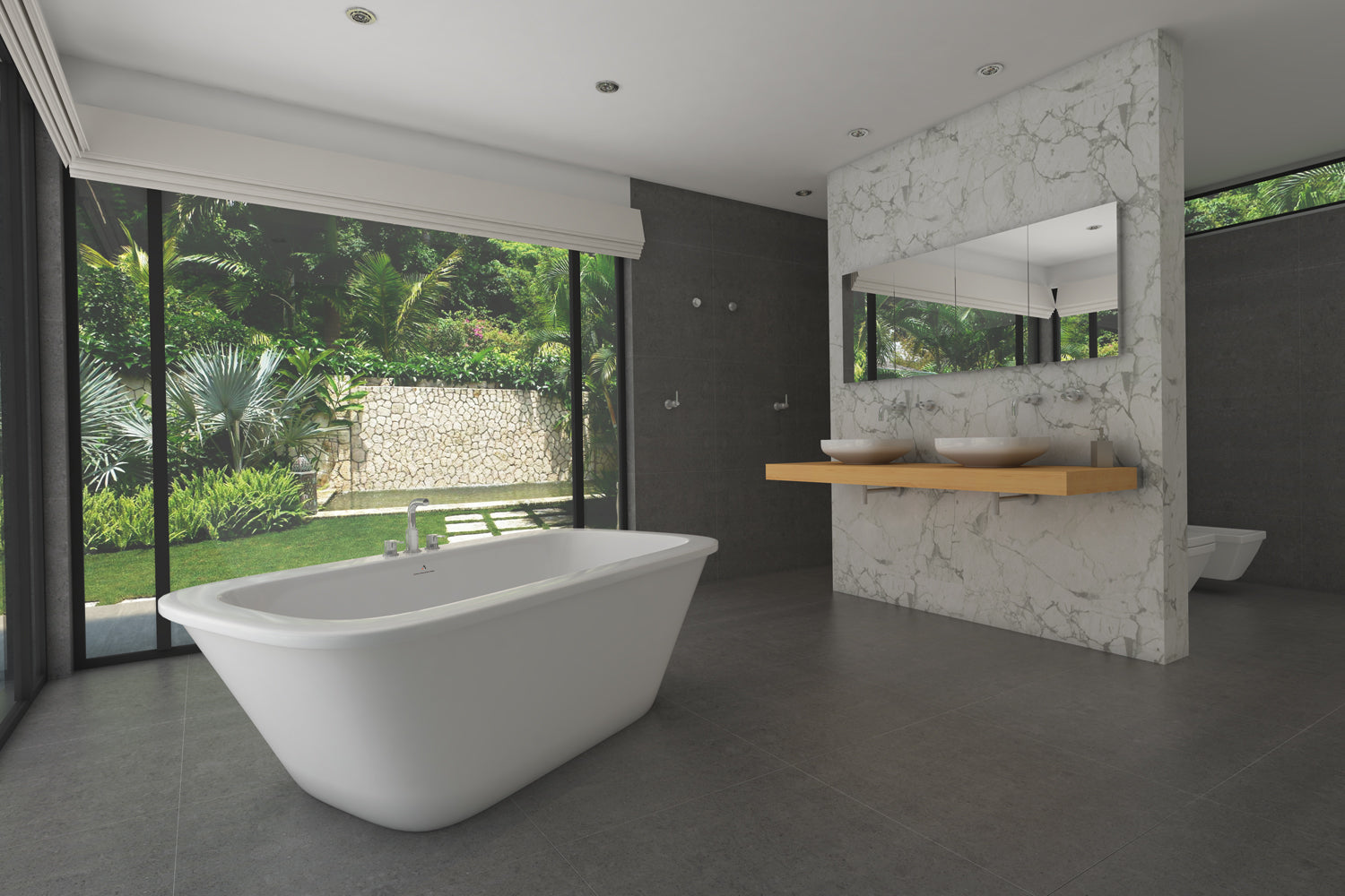 Americh Sorrel 6636 - Tub Only 2pc Freestanding Bathtub SL6636T-WH