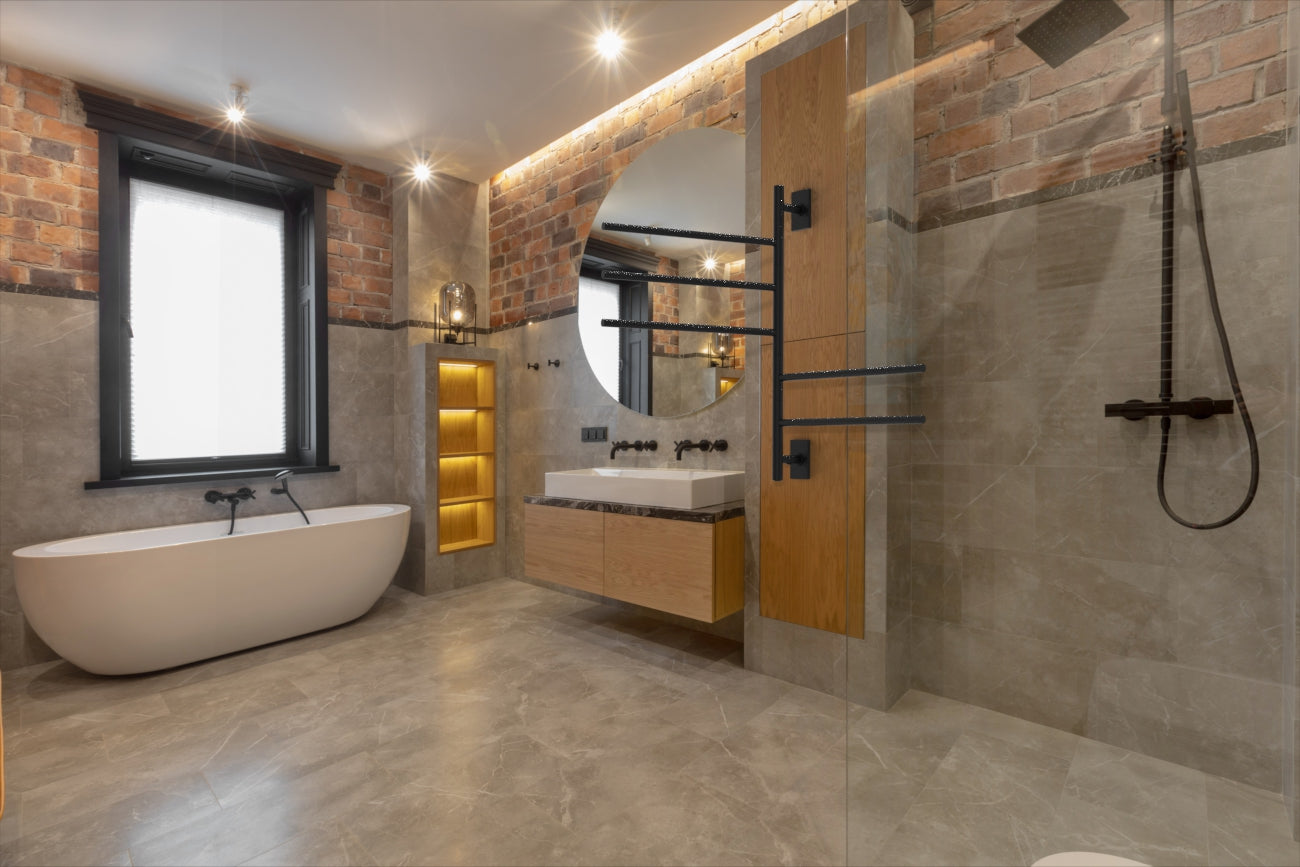 Amba Swivel Bar SB5 5-Bar Plug-In and Hardwired Towel Warmer