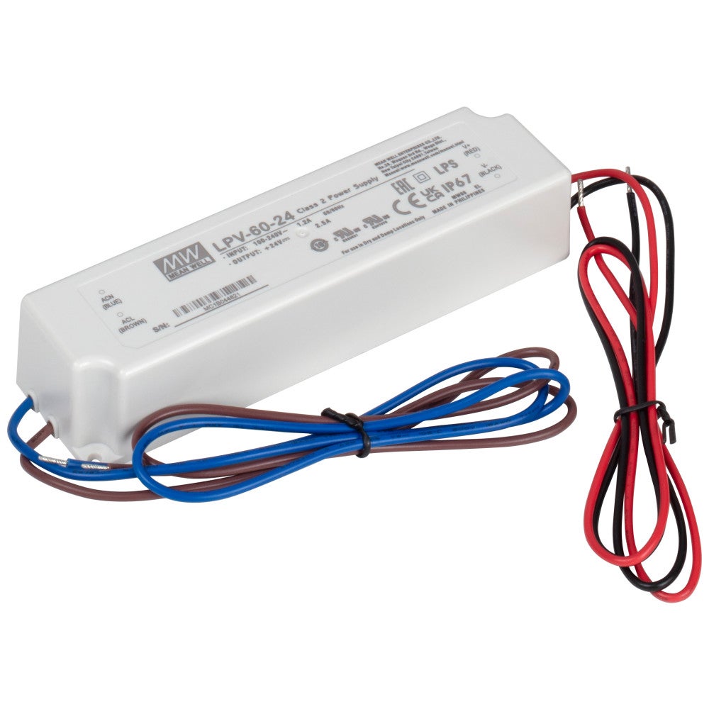 Hardware Resources 24V Hardwired IP67 Waterproof Power Supply
