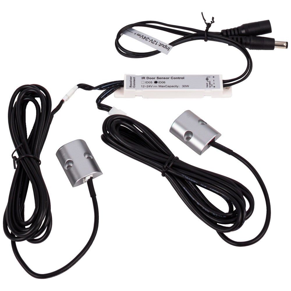 Hardware Resources IR Door Sensor Switch for LED Lighting, Dual Head Sensors