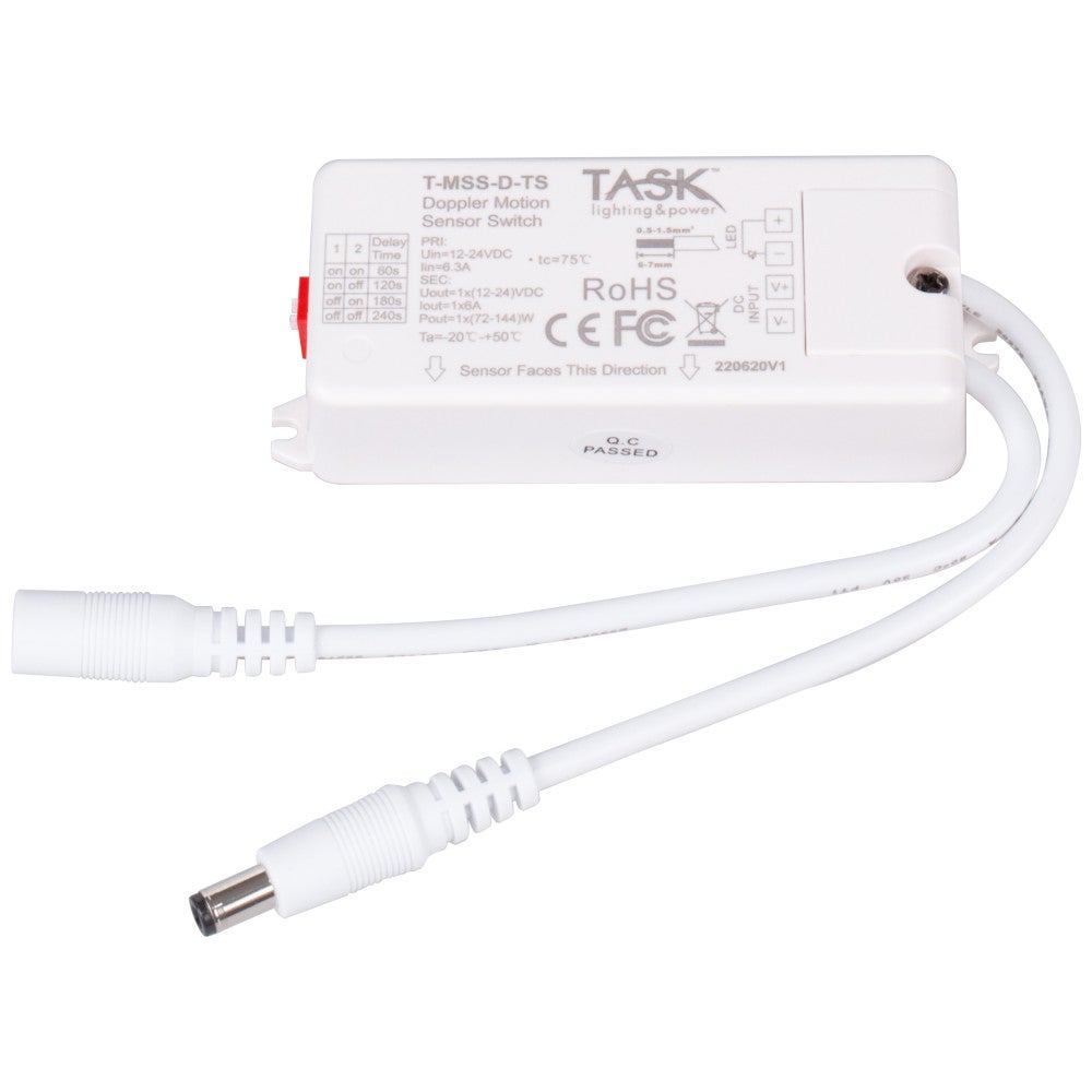 Hardware Resources Doppler Motion Sensor Switch, 12V/72 watt or 24V/144 watt