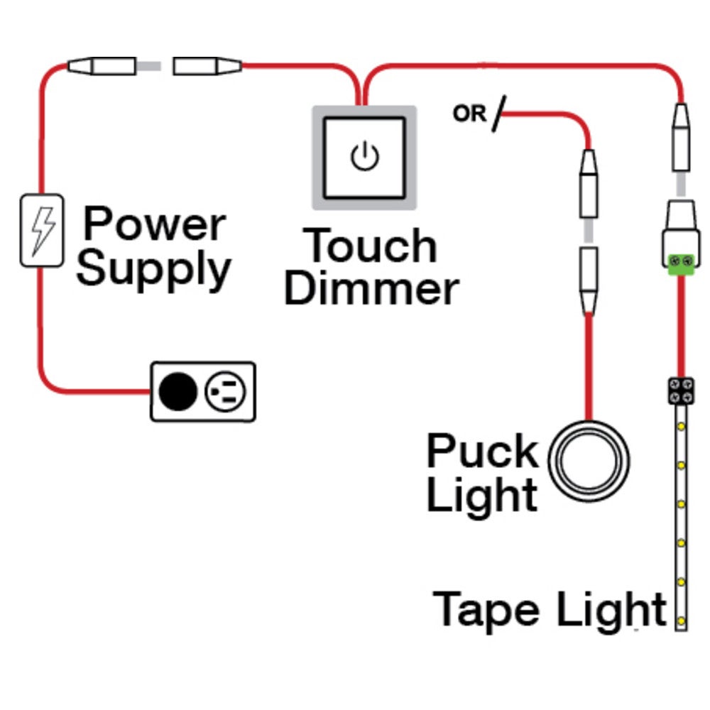 Hardware Resources Touch Dimmer Switch for LED Lighting