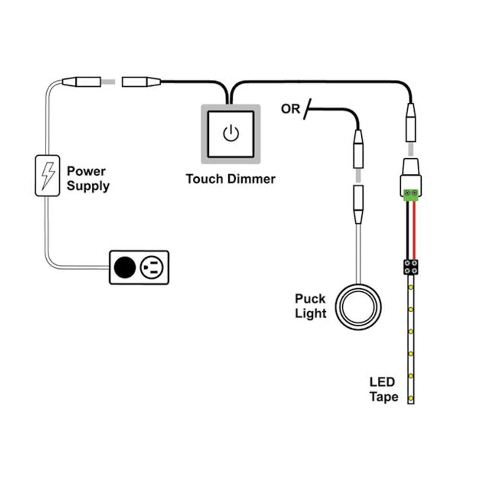 Hardware Resources Touch Dimmer Switch for LED Lighting