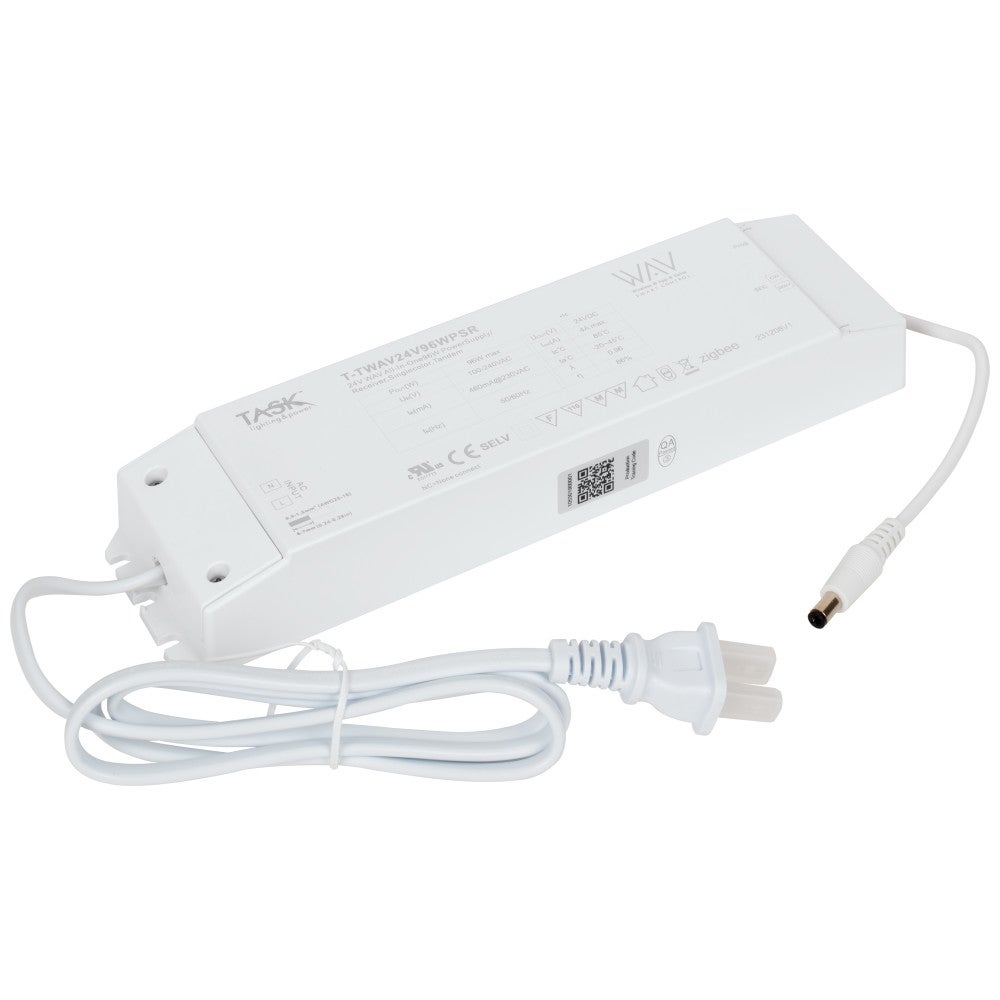 Hardware Resources 96-Watt WAV SMART CONTROL 24V Single-White/Tunable-White Smart Receiver/Power Supply, Zigbee Technology