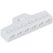 Hardware Resources 9 Amp Wire Distribution Block, 6 Outputs, White