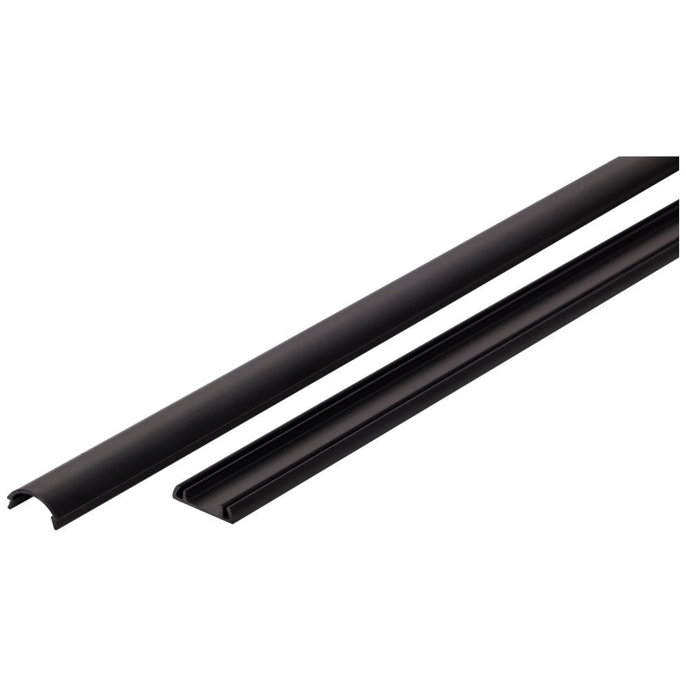 Hardware Resources Plastic Wire Manager with Adhesive Backing, 48"
