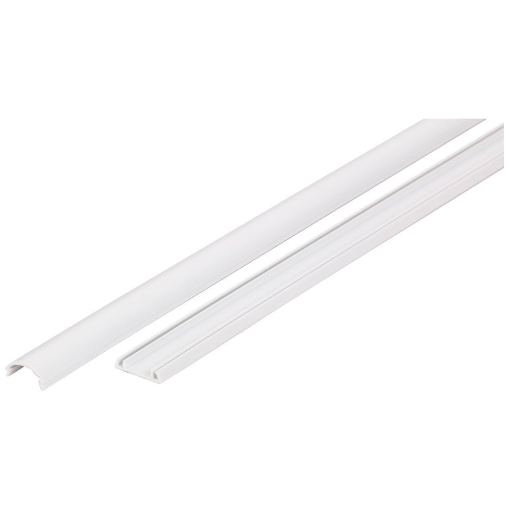 Hardware Resources Plastic Wire Manager with Adhesive Backing, 48"