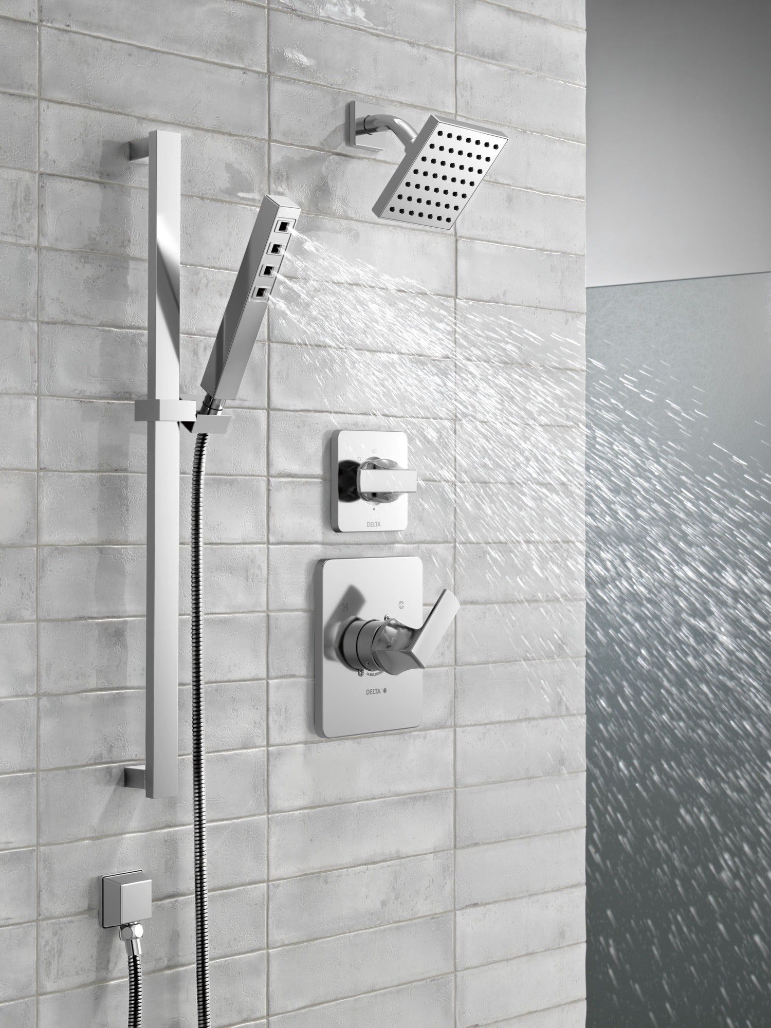 Delta Velum™ 3-Setting 2-Port Diverter Trim
