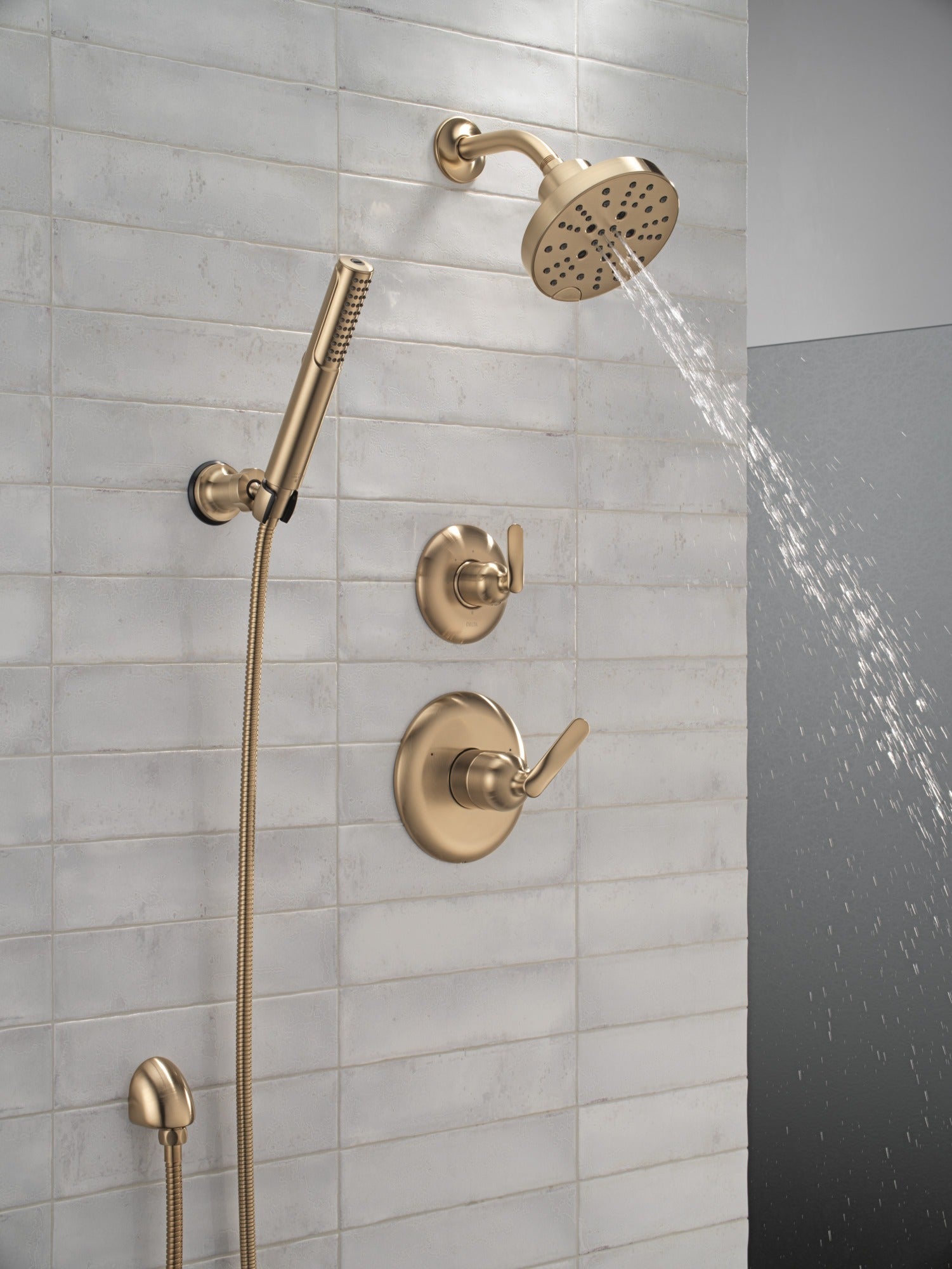Delta Universal Showering Components 2-Setting Hand Shower with ProClean™ Spray – Wall Mount