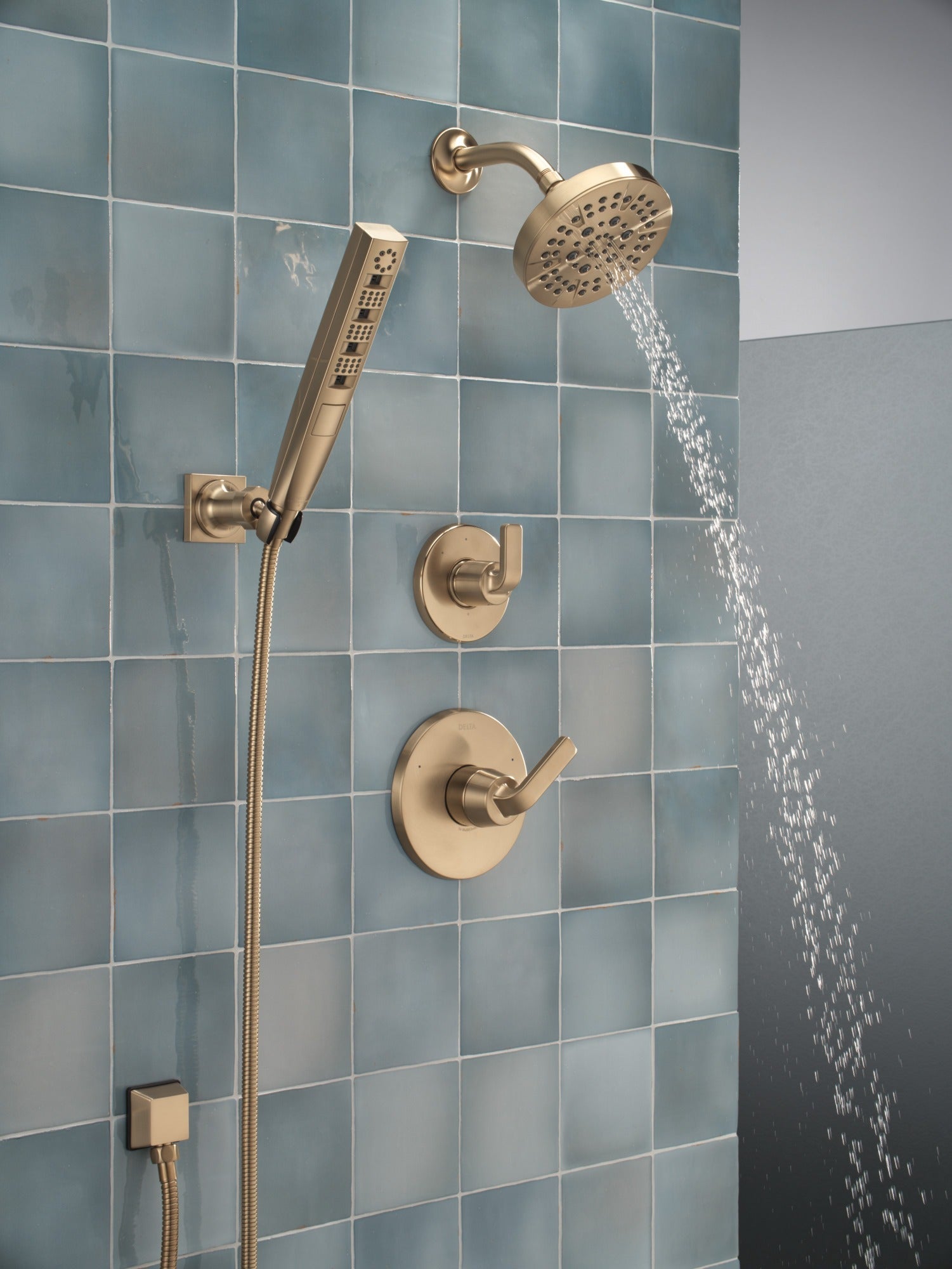 Delta Universal Showering Components H2OKinetic® 4-Setting Wall Mount Hand Shower