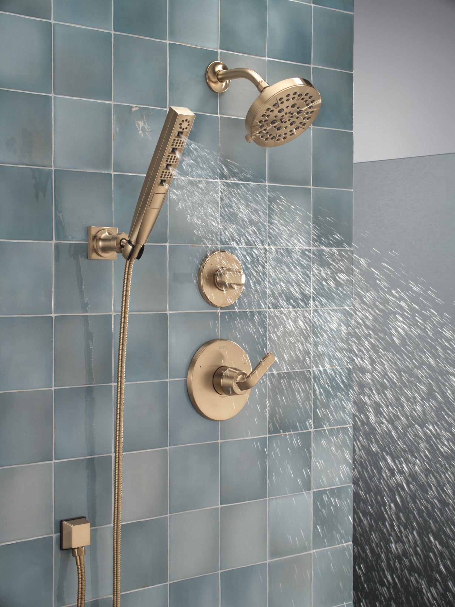 Delta Universal Showering Components H2OKinetic® 4-Setting Wall Mount Hand Shower