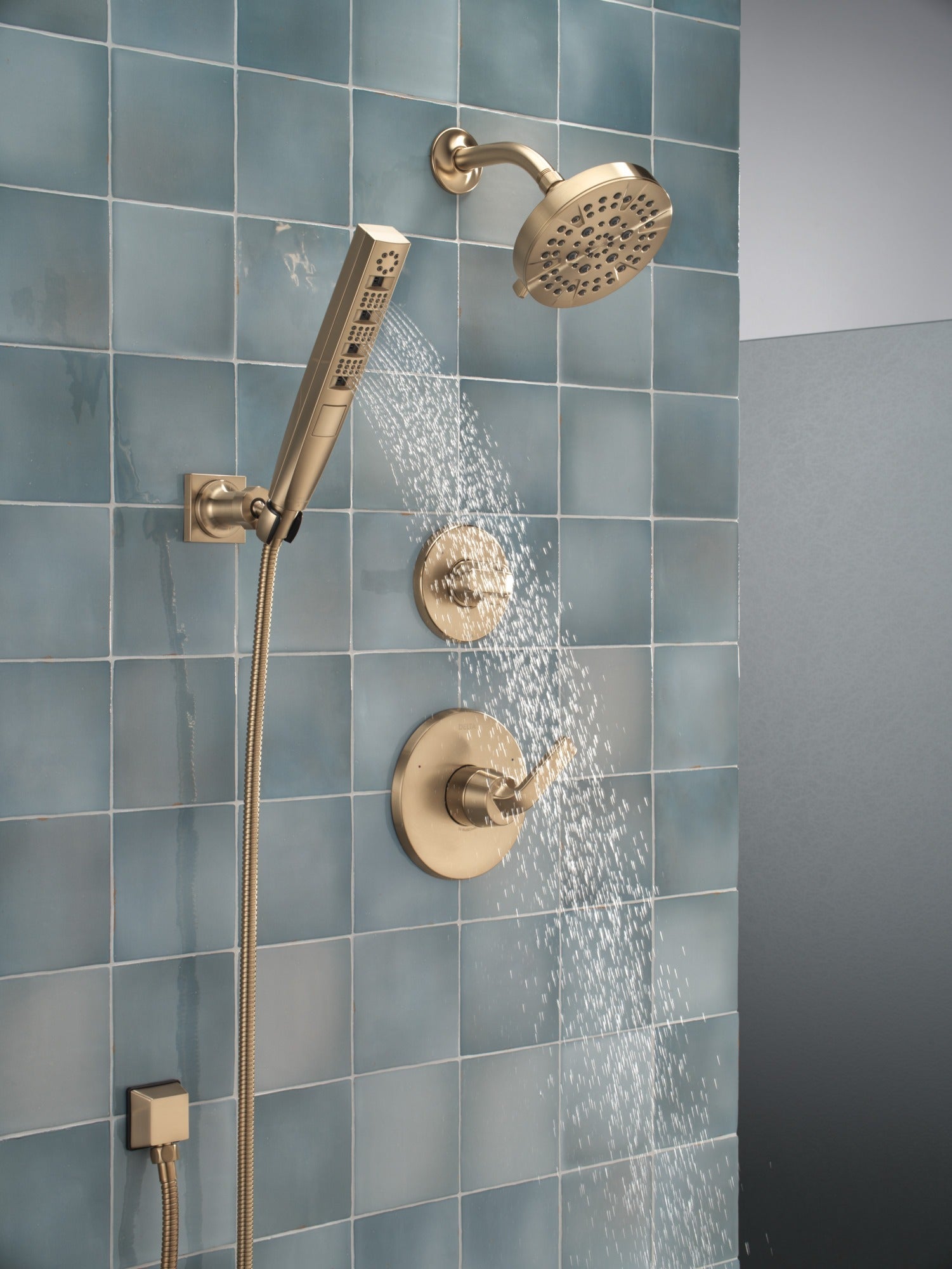 Delta Universal Showering Components H2OKinetic® 4-Setting Wall Mount Hand Shower