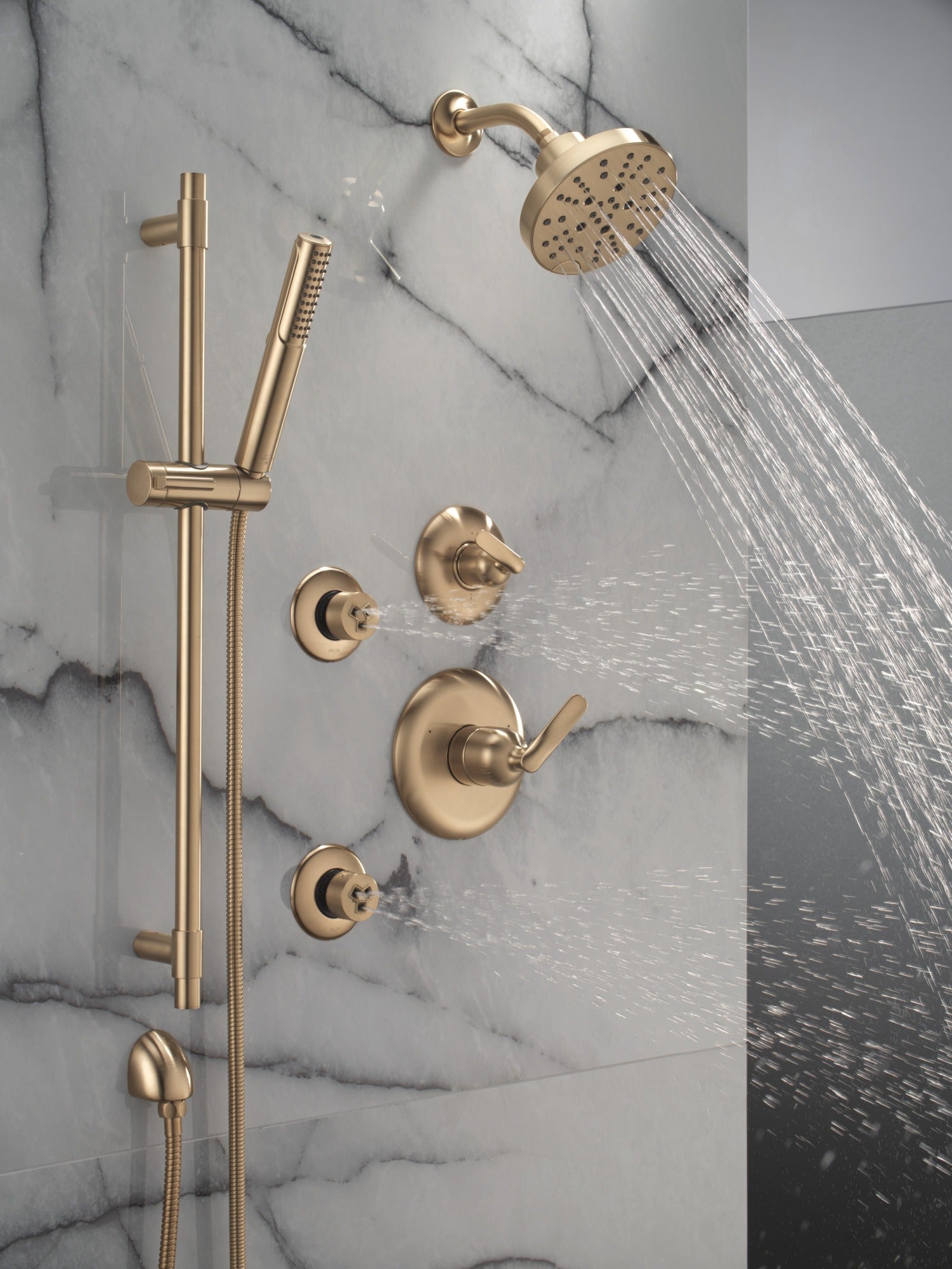 Delta Universal Showering Components 2-Setting Hand Shower with ProClean™ Spray – Slide Bar Mount
