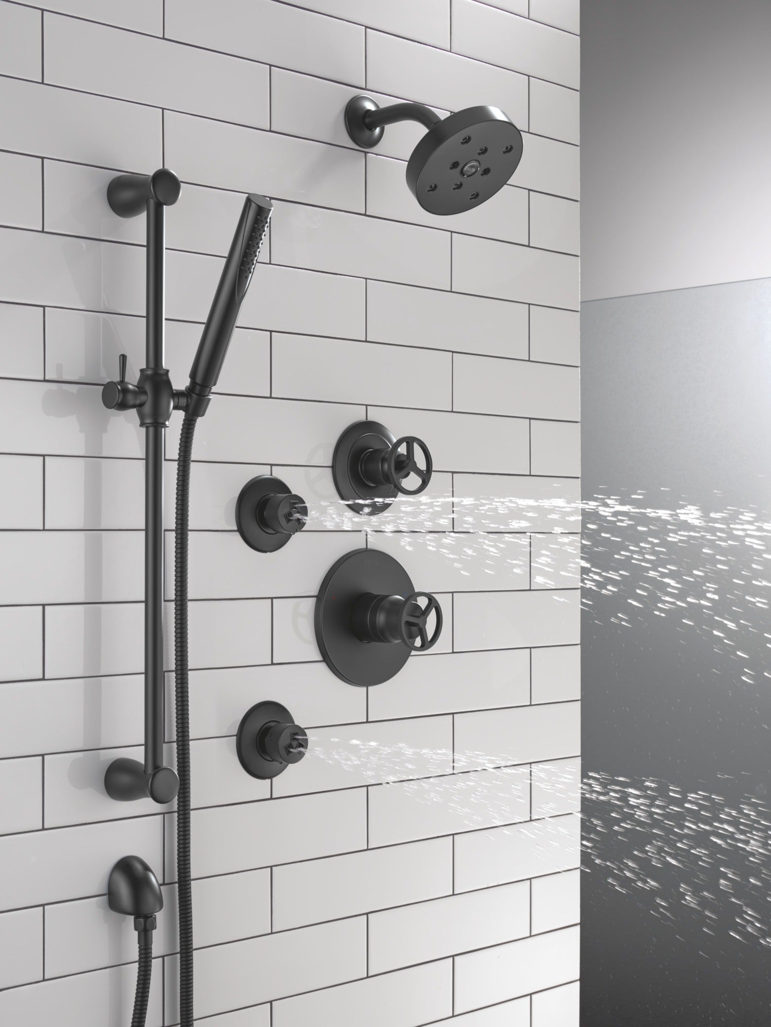 Delta Grail® Premium Single-Setting Slide Bar Hand Shower
