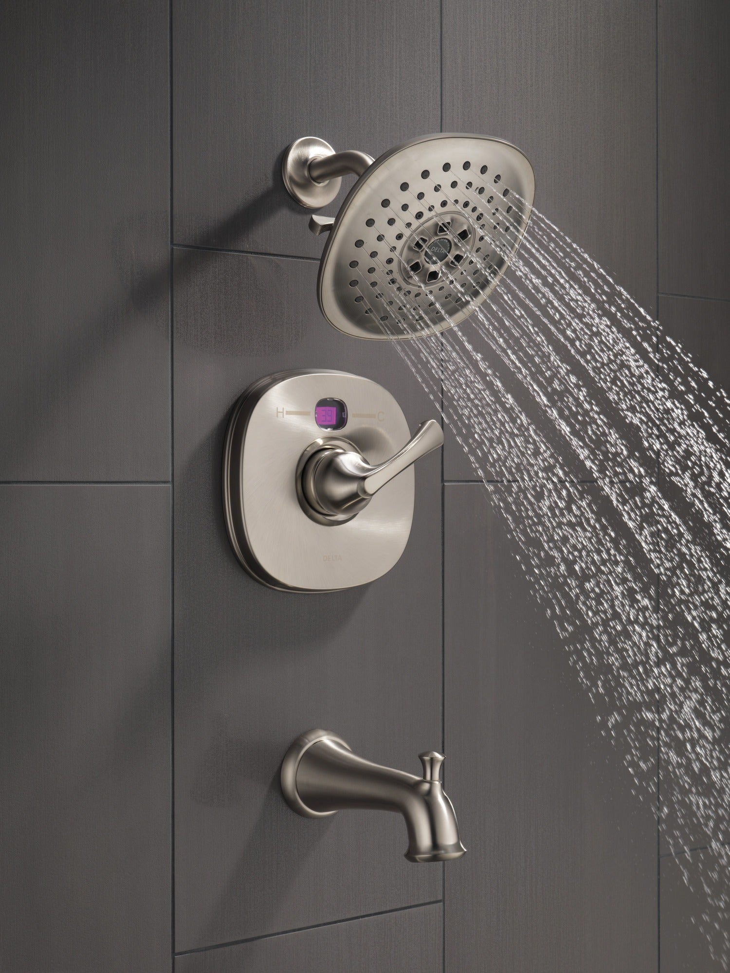 Delta Lahara® Tub Spout - Pull-Up Diverter