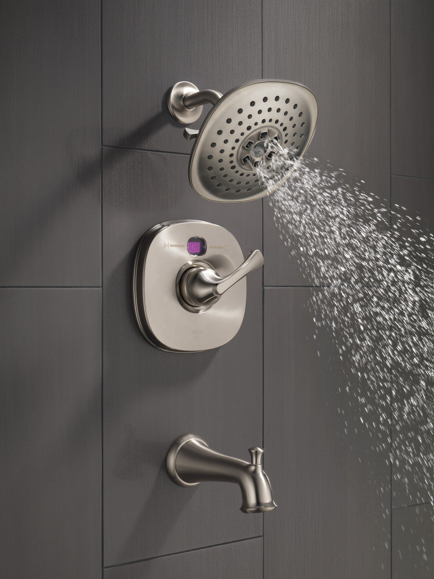 Delta Lahara® Tub Spout - Pull-Up Diverter