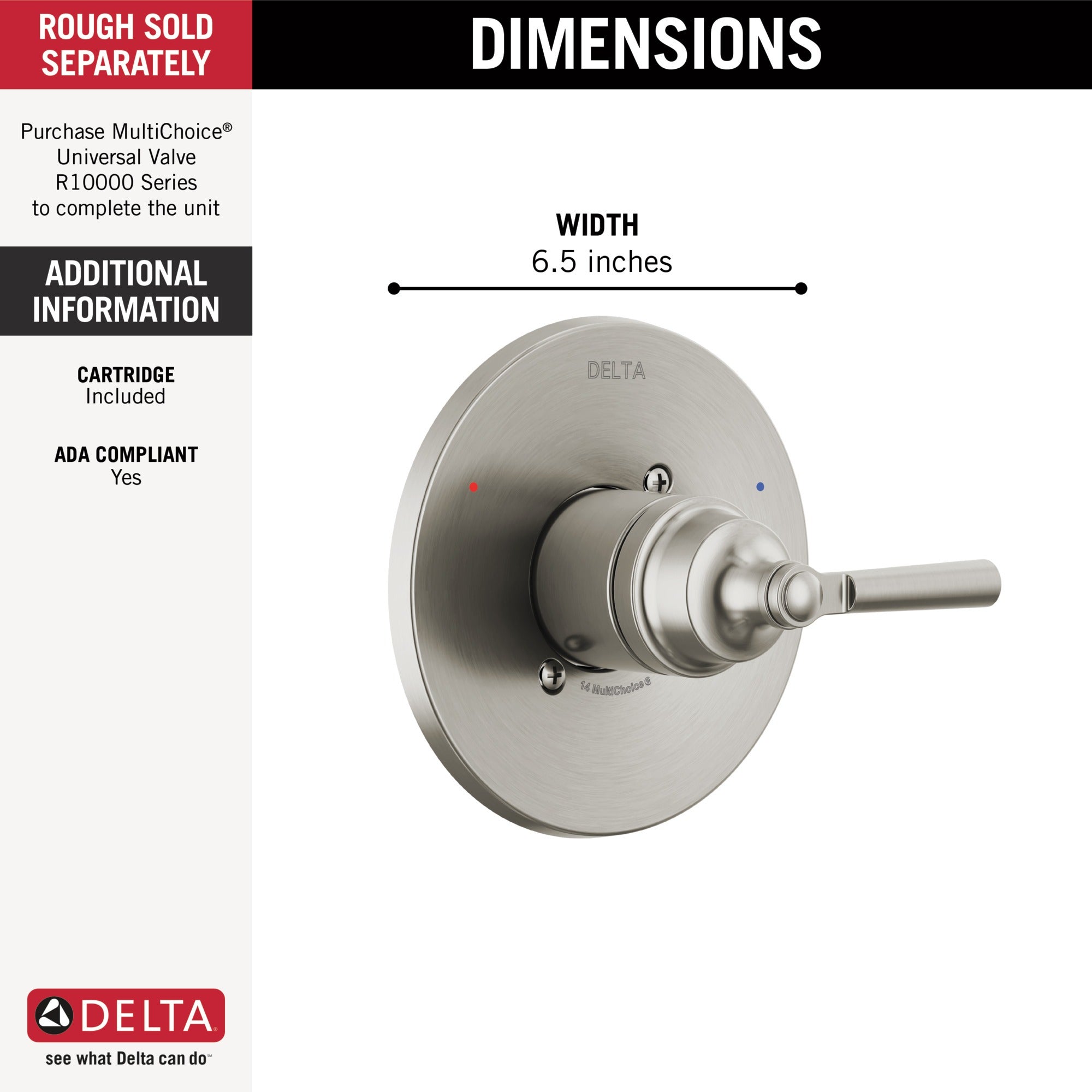 Delta Saylor® Monitor® 14 Series Valve Only Trim