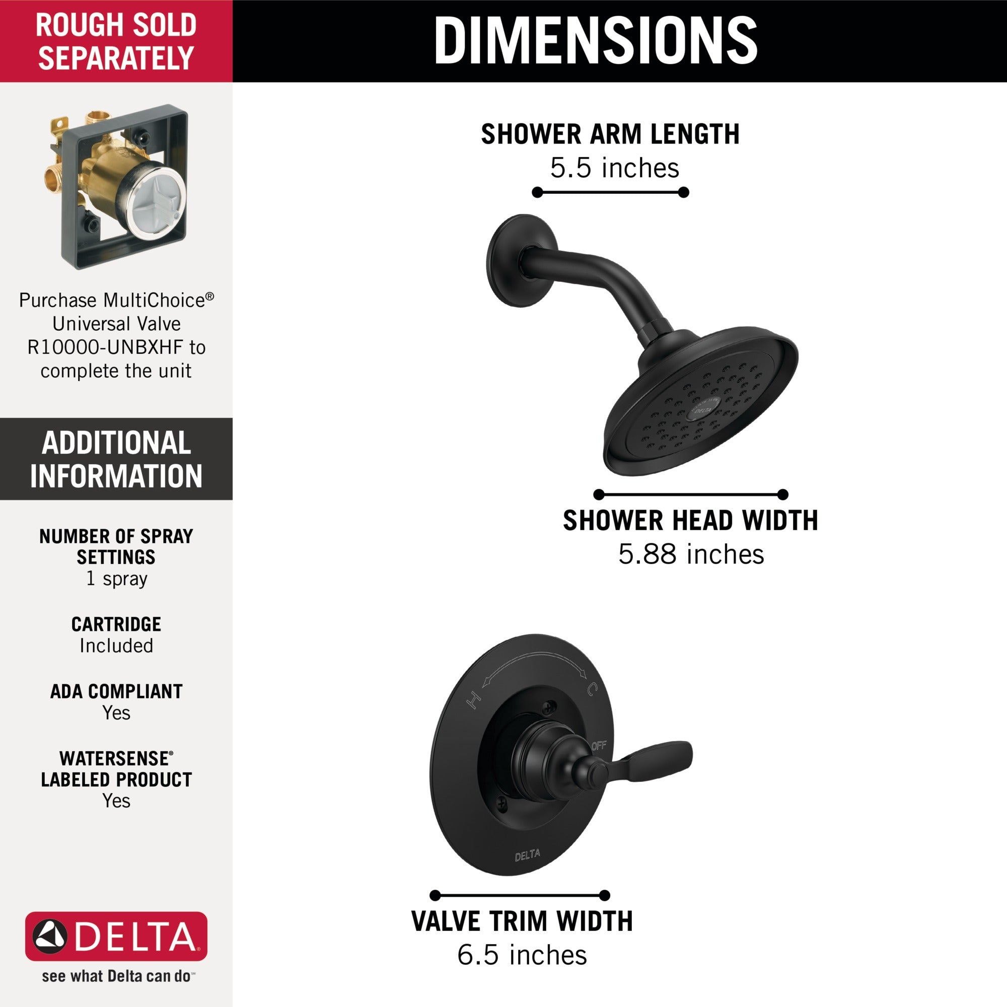 Delta Woodhurst™ Shower Trim