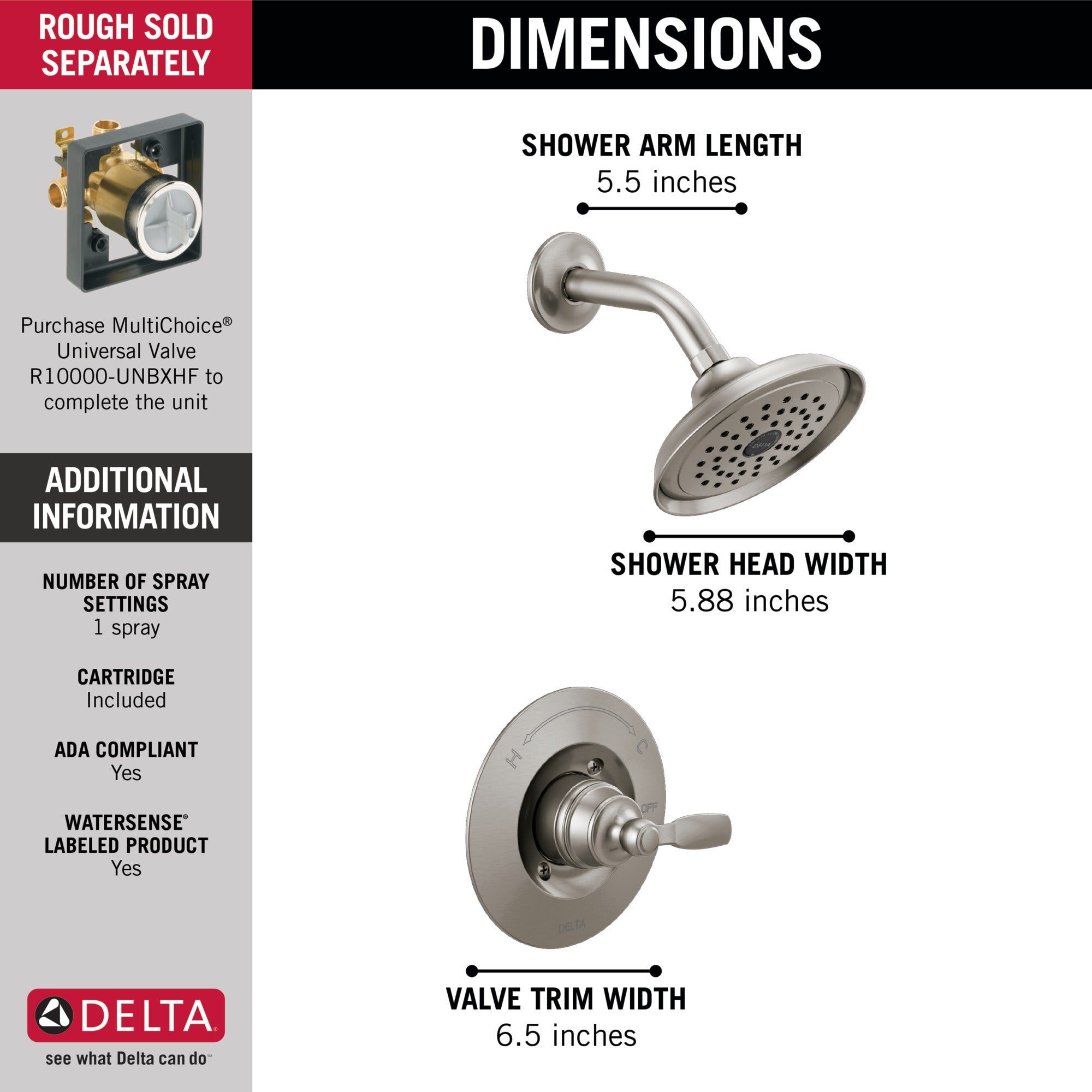 Delta Woodhurst™ Shower Trim