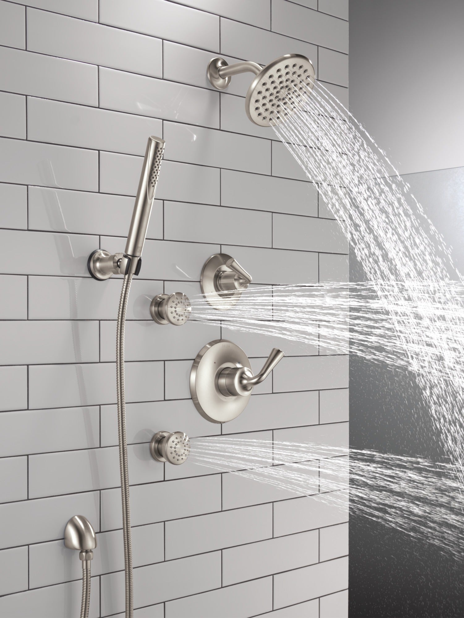 Delta Grail® Premium Single-Setting Adjustable Wall Mount Hand Shower