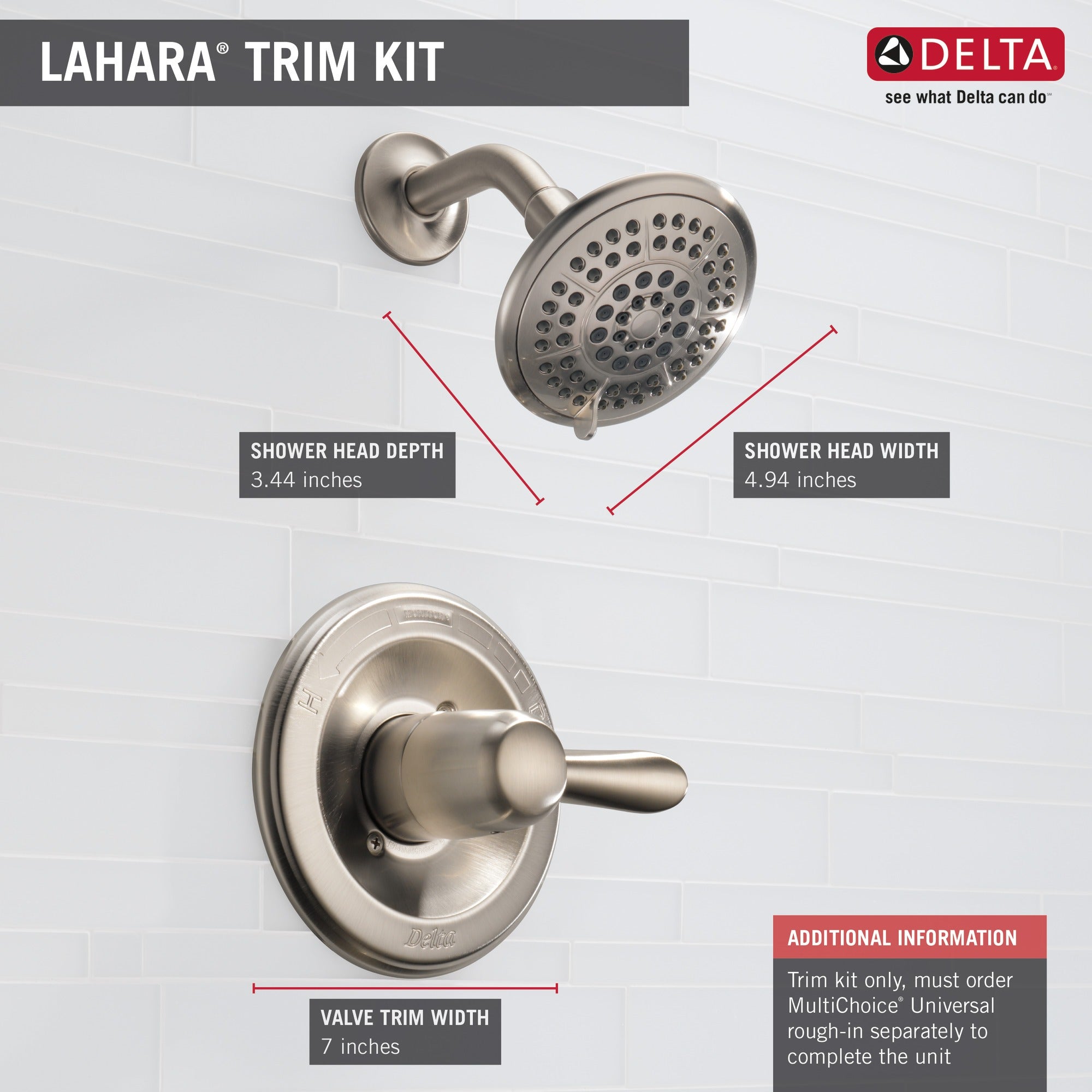 Delta Lahara® Monitor® 14 Series Shower Trim