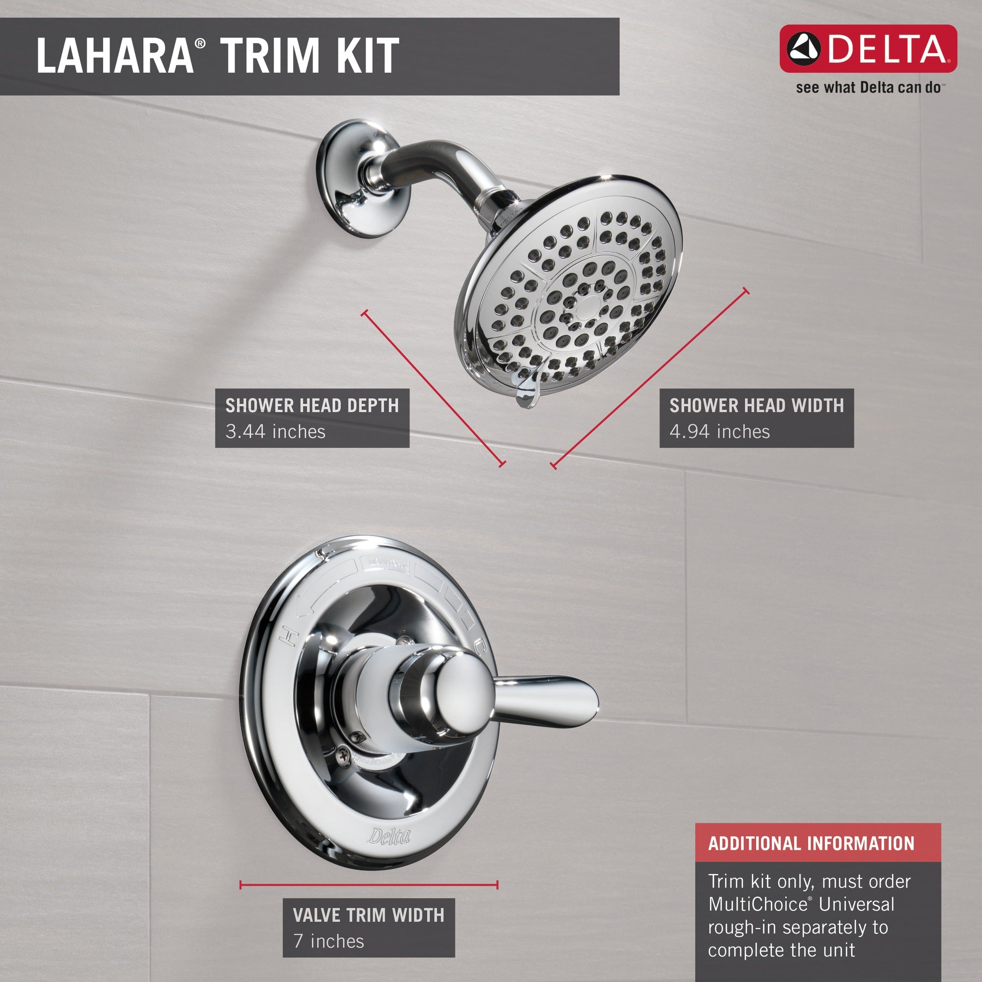 Delta Lahara® Monitor® 14 Series Shower Trim
