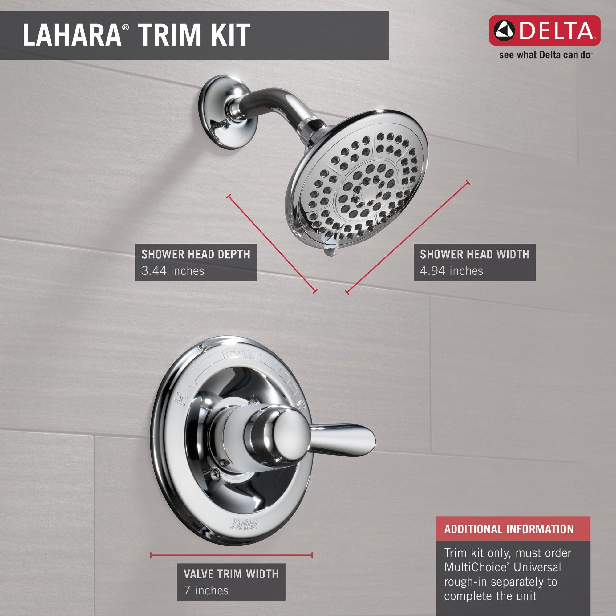 Delta Lahara® Monitor® 14 Series Shower Trim