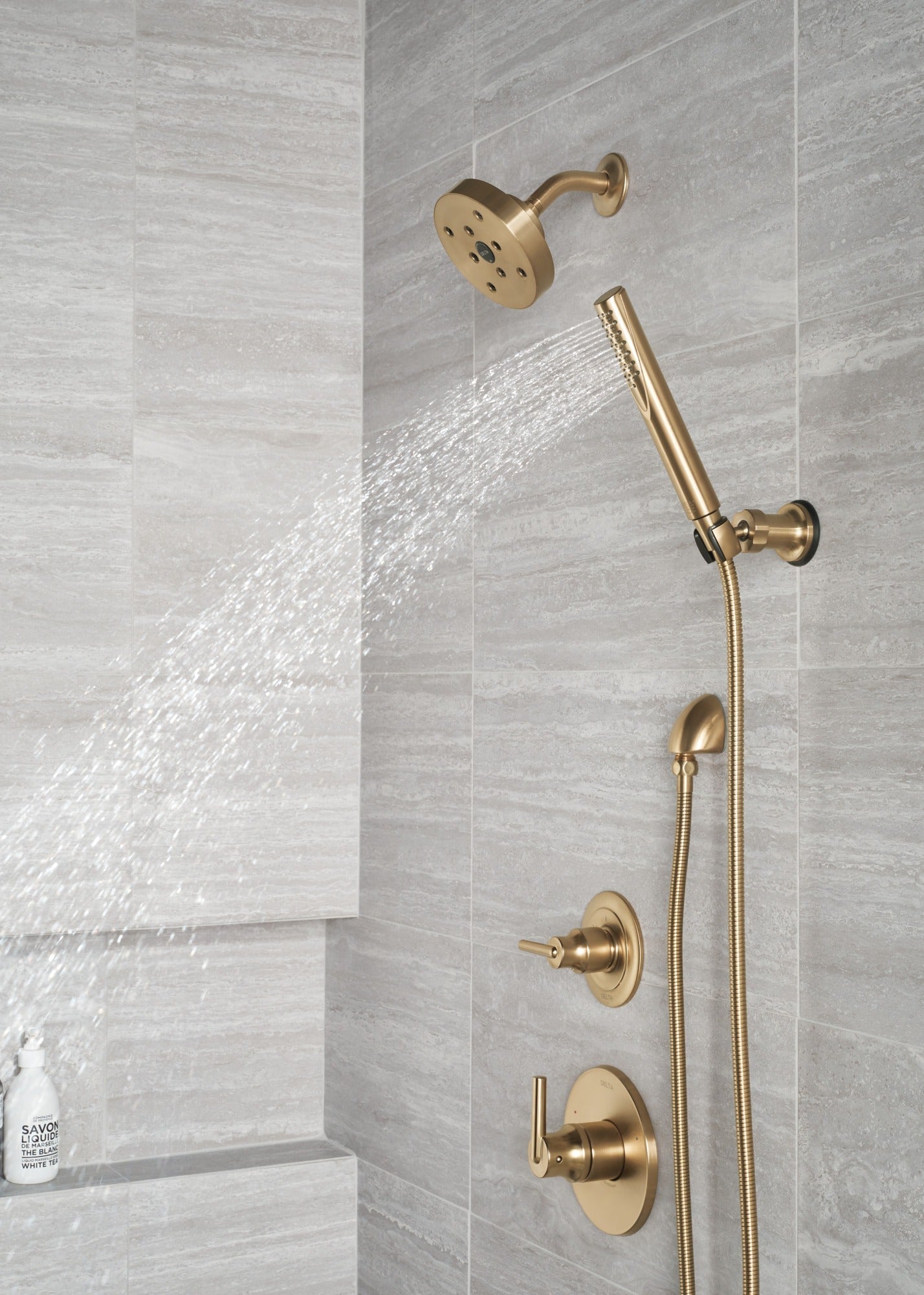 Delta Grail® Premium Single-Setting Adjustable Wall Mount Hand Shower