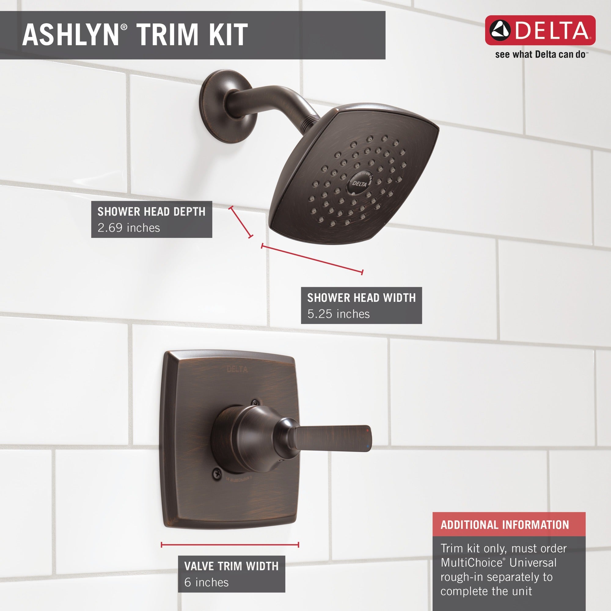Delta Ashlyn® Monitor® 14 Series Shower Trim