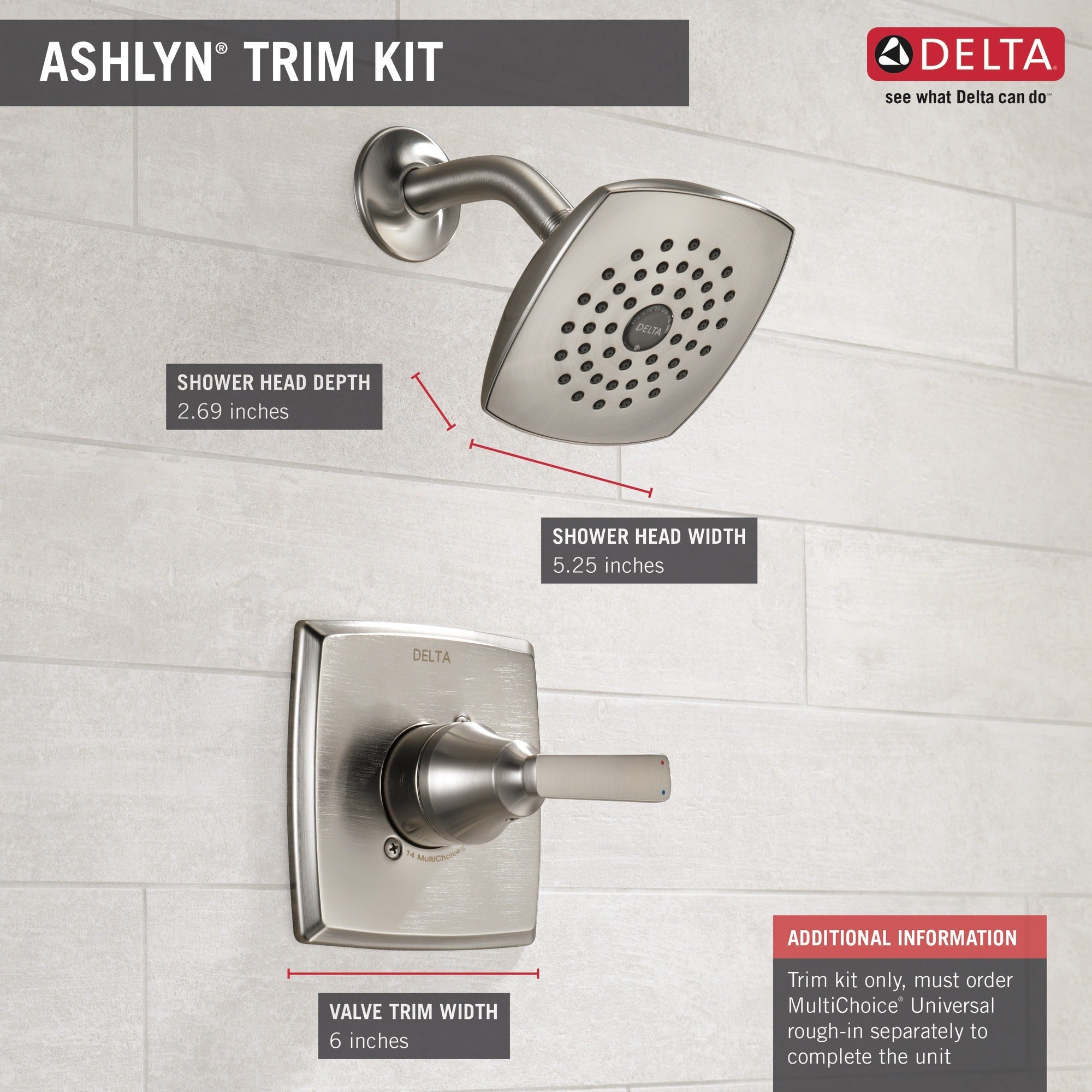 Delta Ashlyn® Monitor® 14 Series Shower Trim