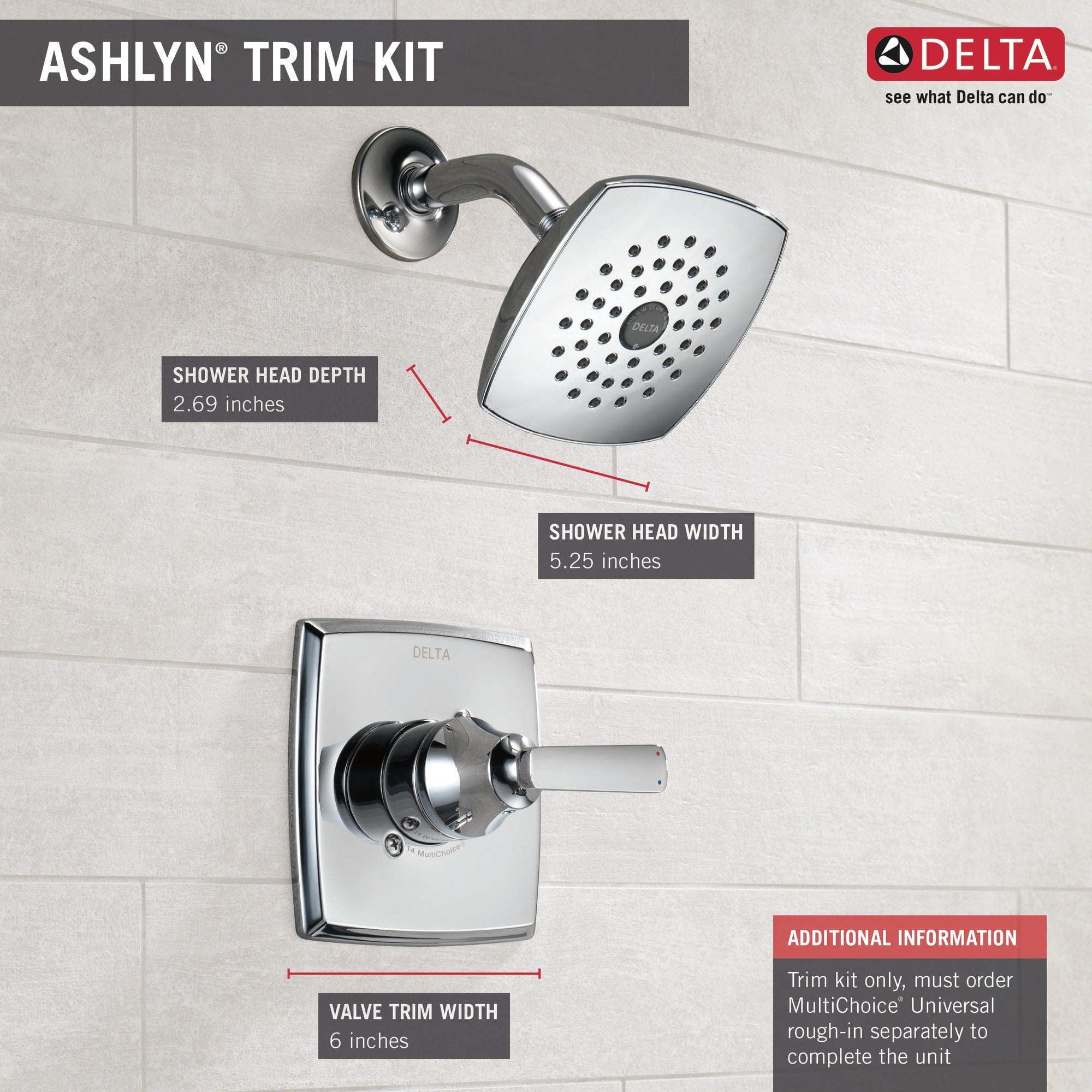 Delta Ashlyn® Monitor® 14 Series Shower Trim