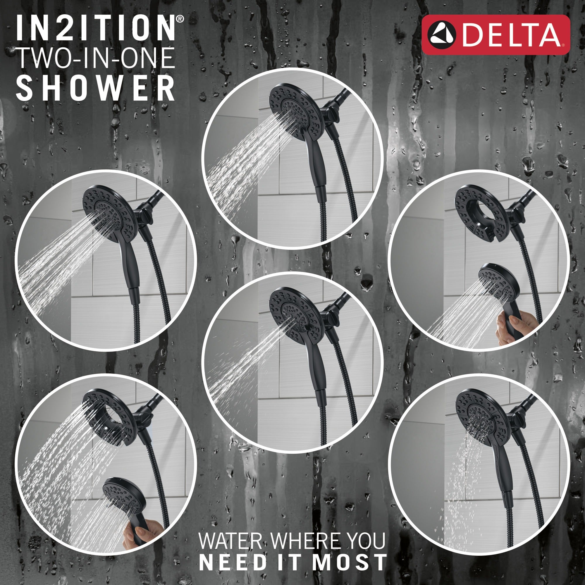 Delta Albion™ Monitor® 14 Series Shower Only Trim Only with In2ition® Hand Shower