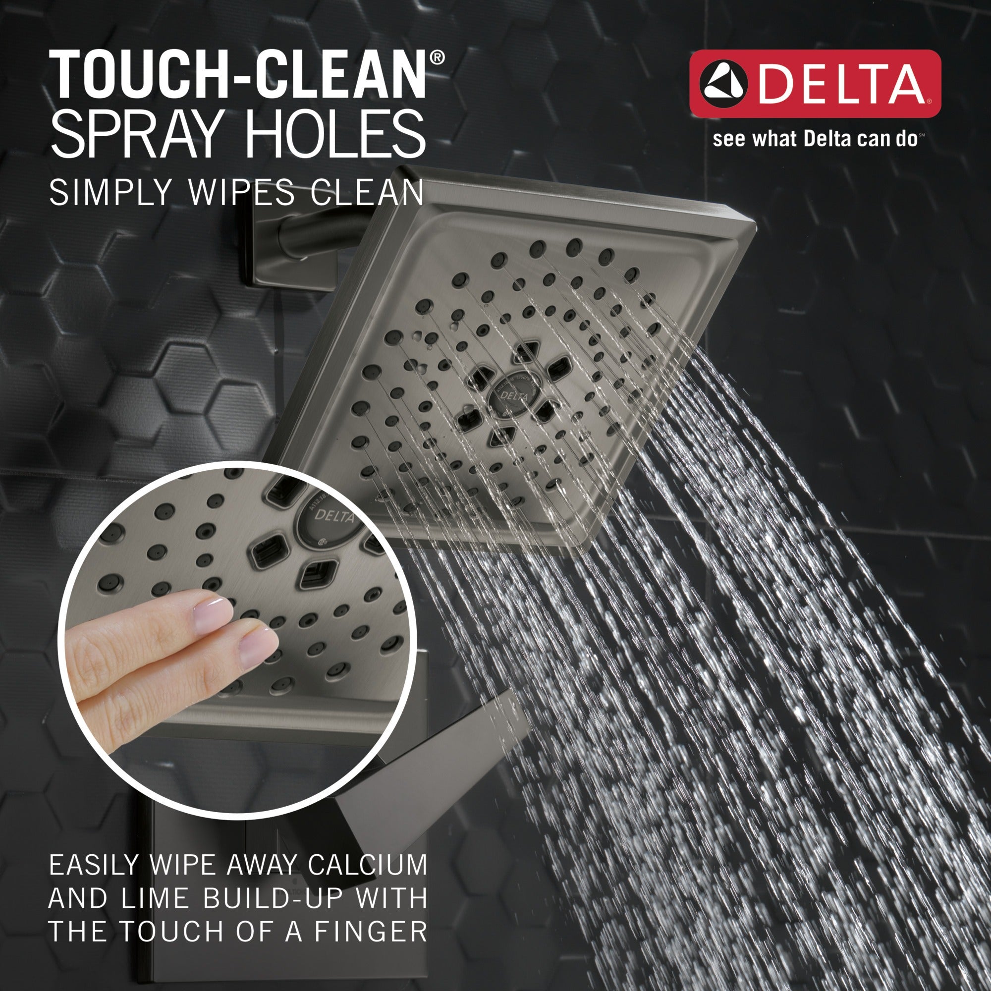 Delta Trillian™ 14 Series H2Okinetic Tub Shower Trim