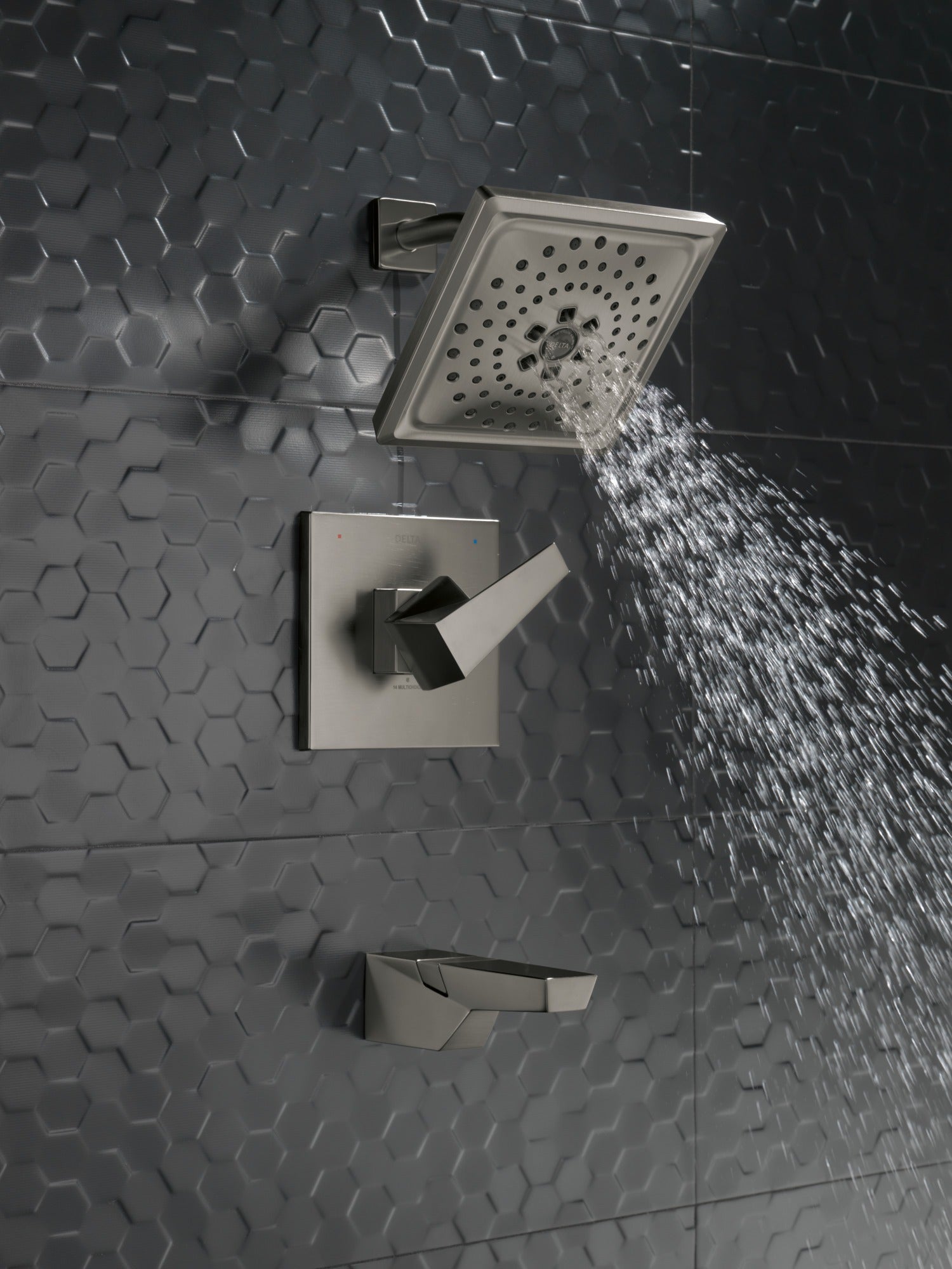 Delta Trillian™ 14 Series H2Okinetic Tub Shower Trim
