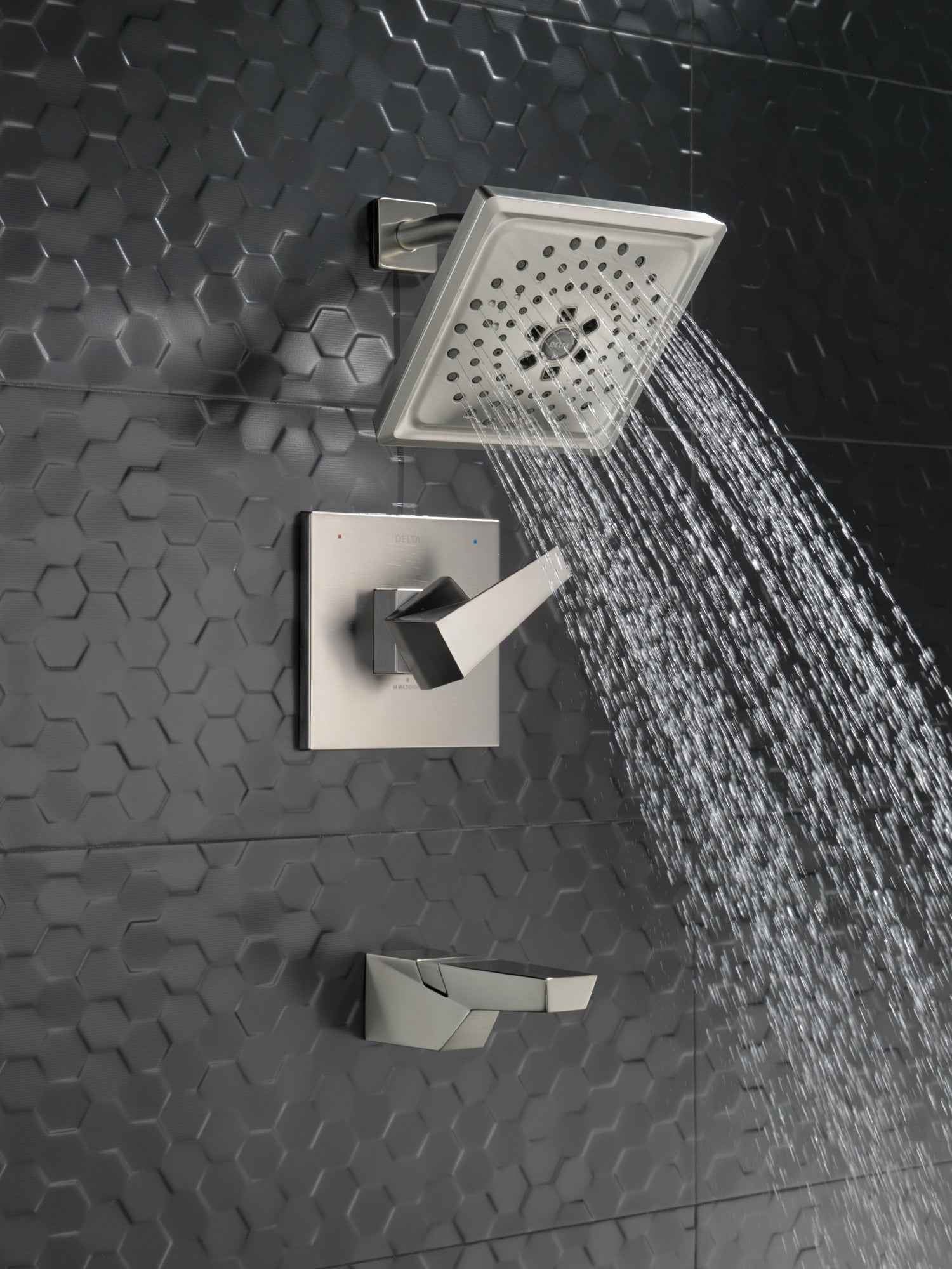 Delta Trillian™ 14 Series H2Okinetic Tub Shower Trim