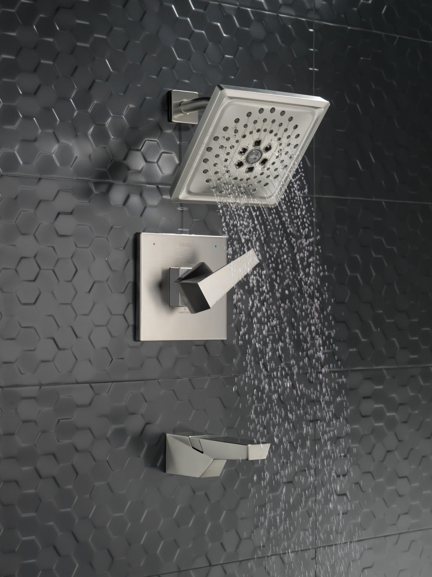Delta Trillian™ 14 Series H2Okinetic Tub Shower Trim