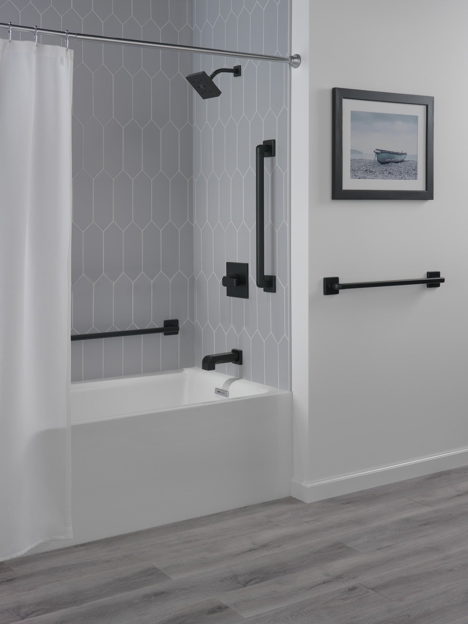 Delta BathSafety Angular Modern Decorative ADA Grab Bar - 24"