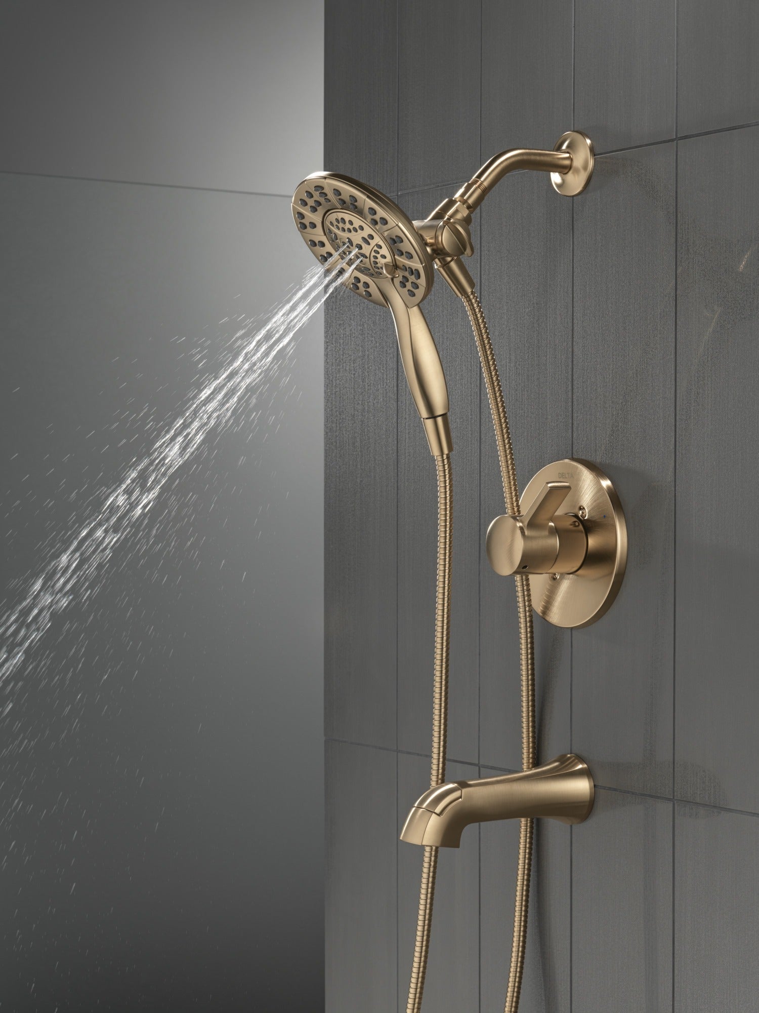 Delta Albion™ Monitor® 14 Series Tub and Shower Trim Only with In2ition® Hand Shower