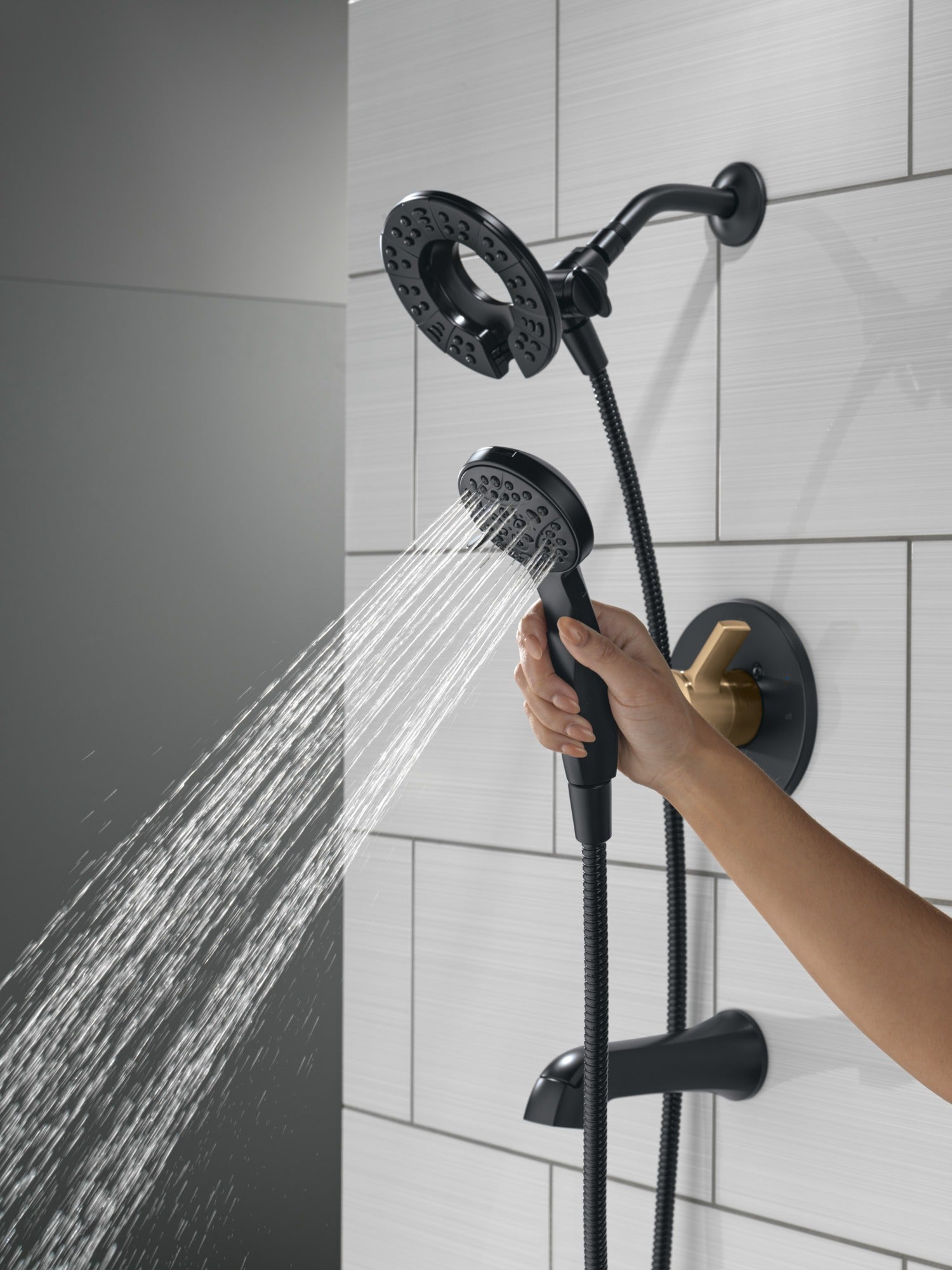 Delta Albion™ Monitor® 14 Series Tub and Shower Trim Only with In2ition® Hand Shower