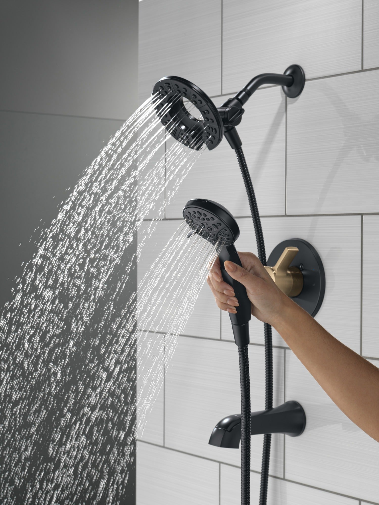 Delta Albion™ Monitor® 14 Series Tub and Shower Trim Only with In2ition® Hand Shower