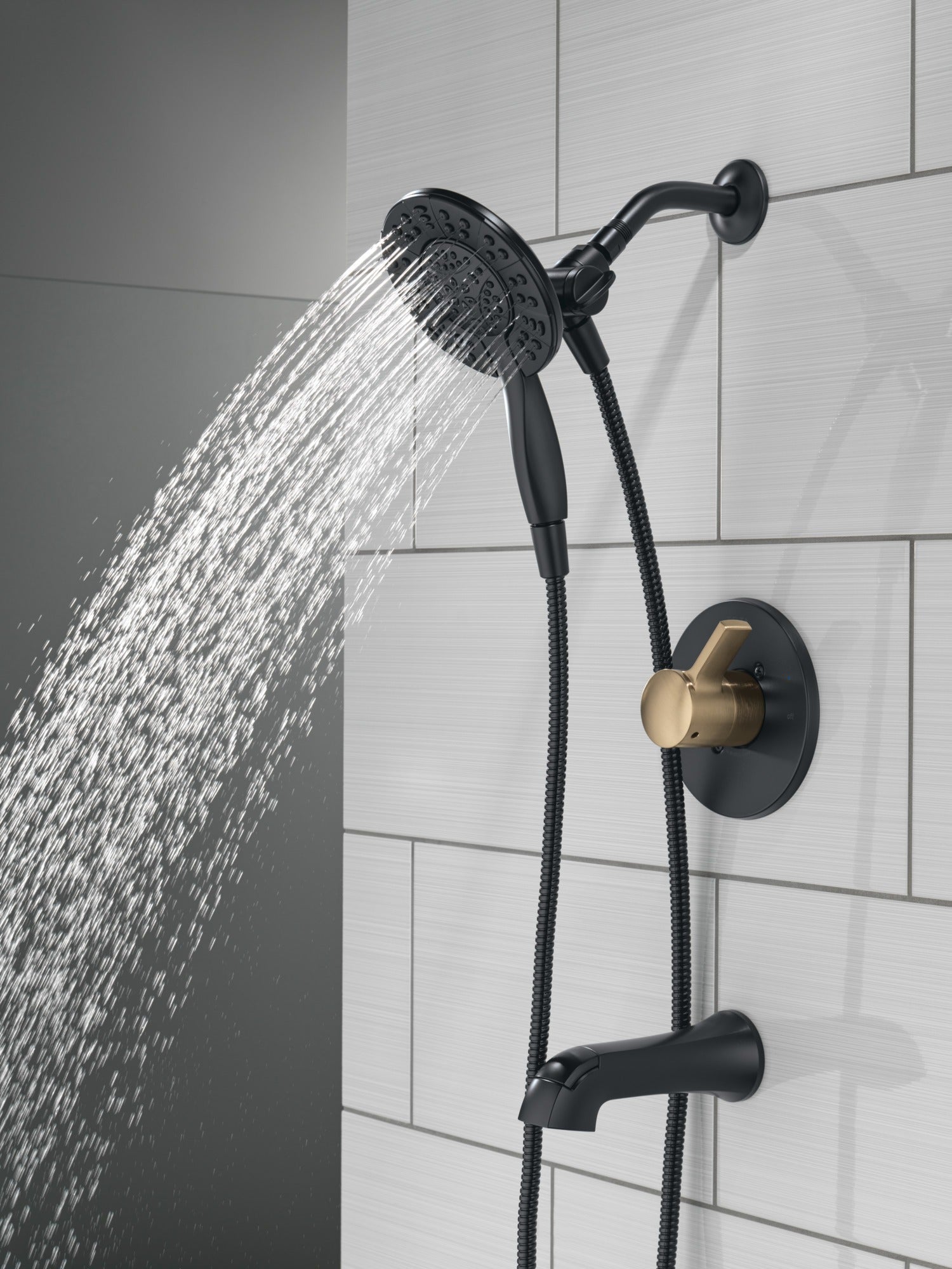 Delta Albion™ Monitor® 14 Series Tub and Shower Trim Only with In2ition® Hand Shower