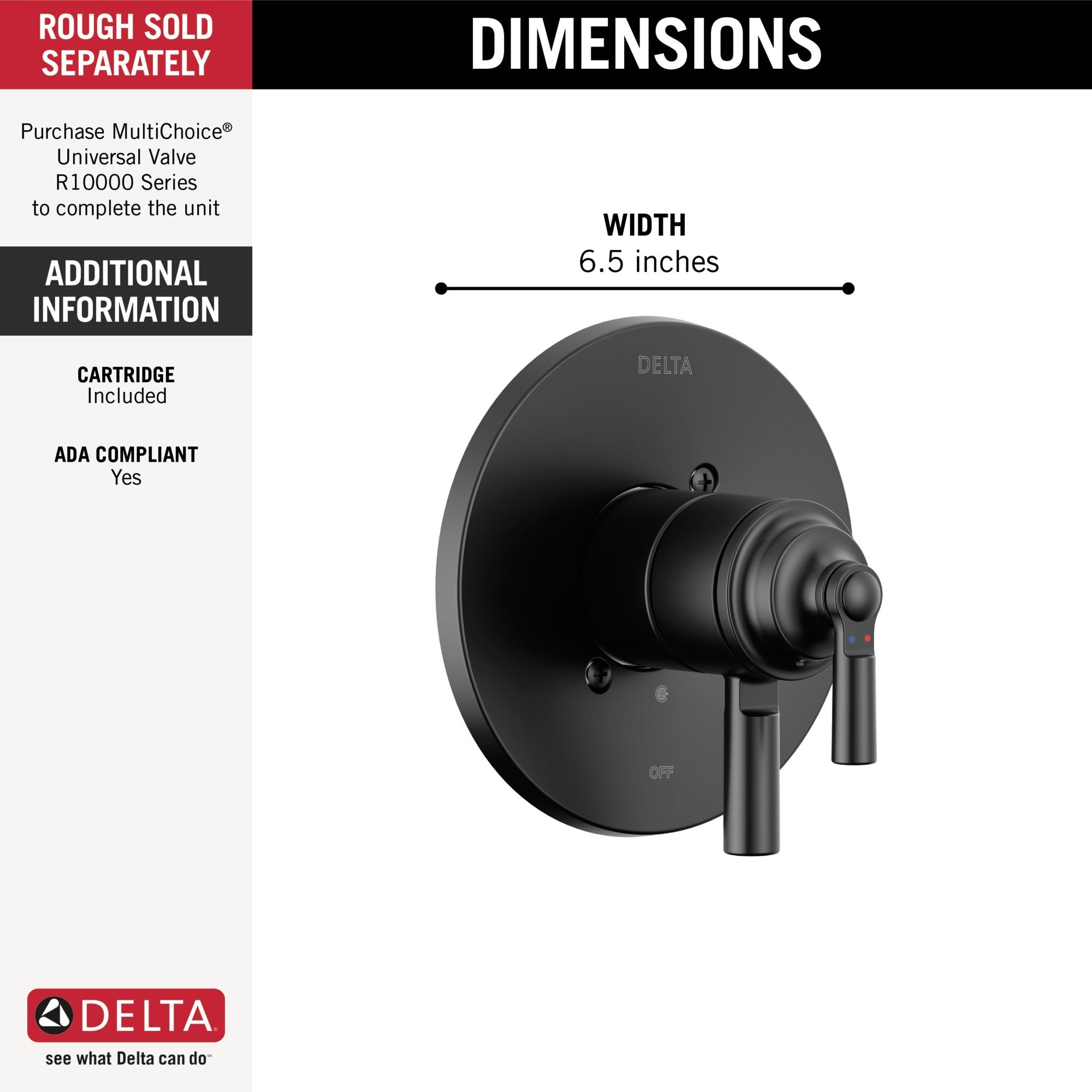 Delta Saylor® Monitor® 17 Series Valve Trim Only
