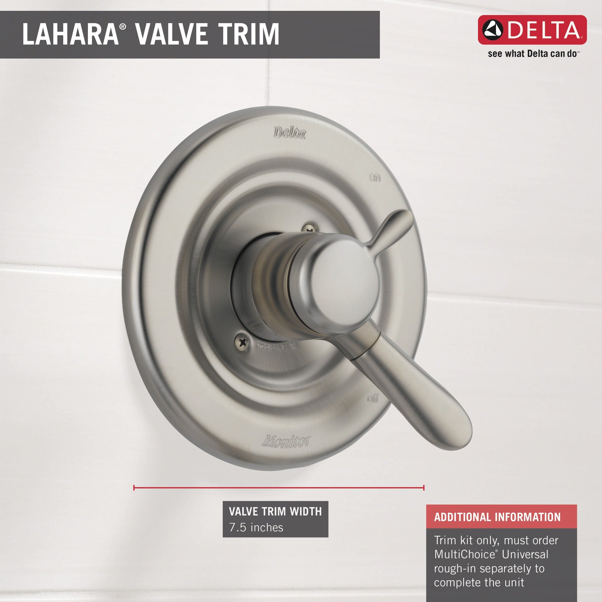 Delta Lahara® Monitor® 17 Series Valve Only Trim