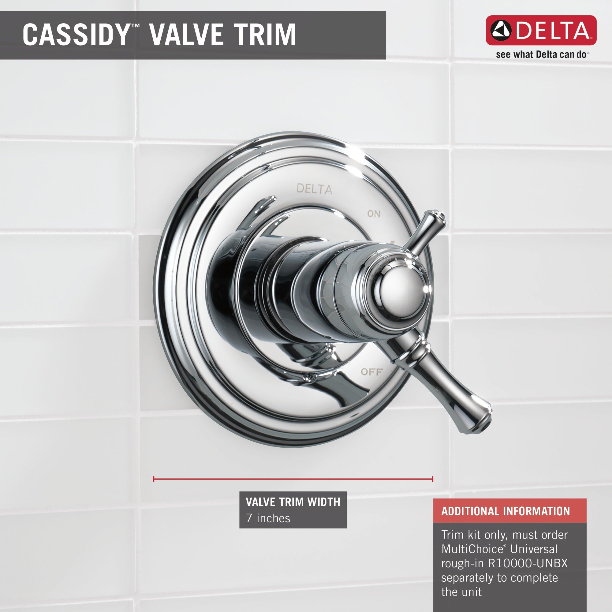 Delta Cassidy® Monitor® 17 Series Valve Only Trim