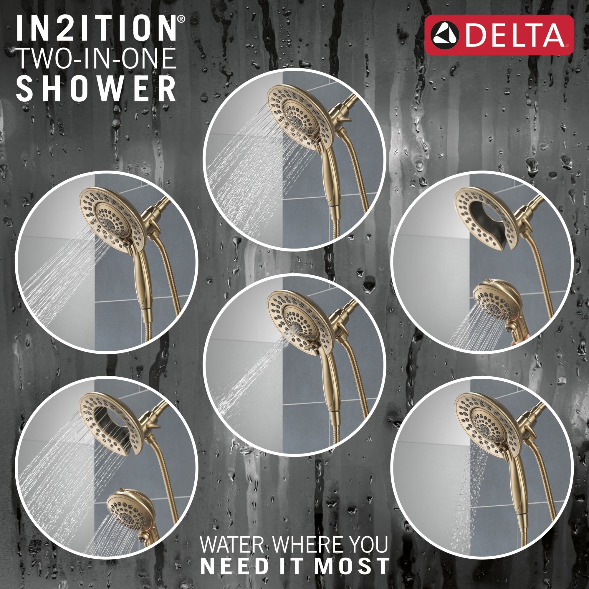 Delta Saylor® Monitor® 17 Series Shower Trim with In2ition®