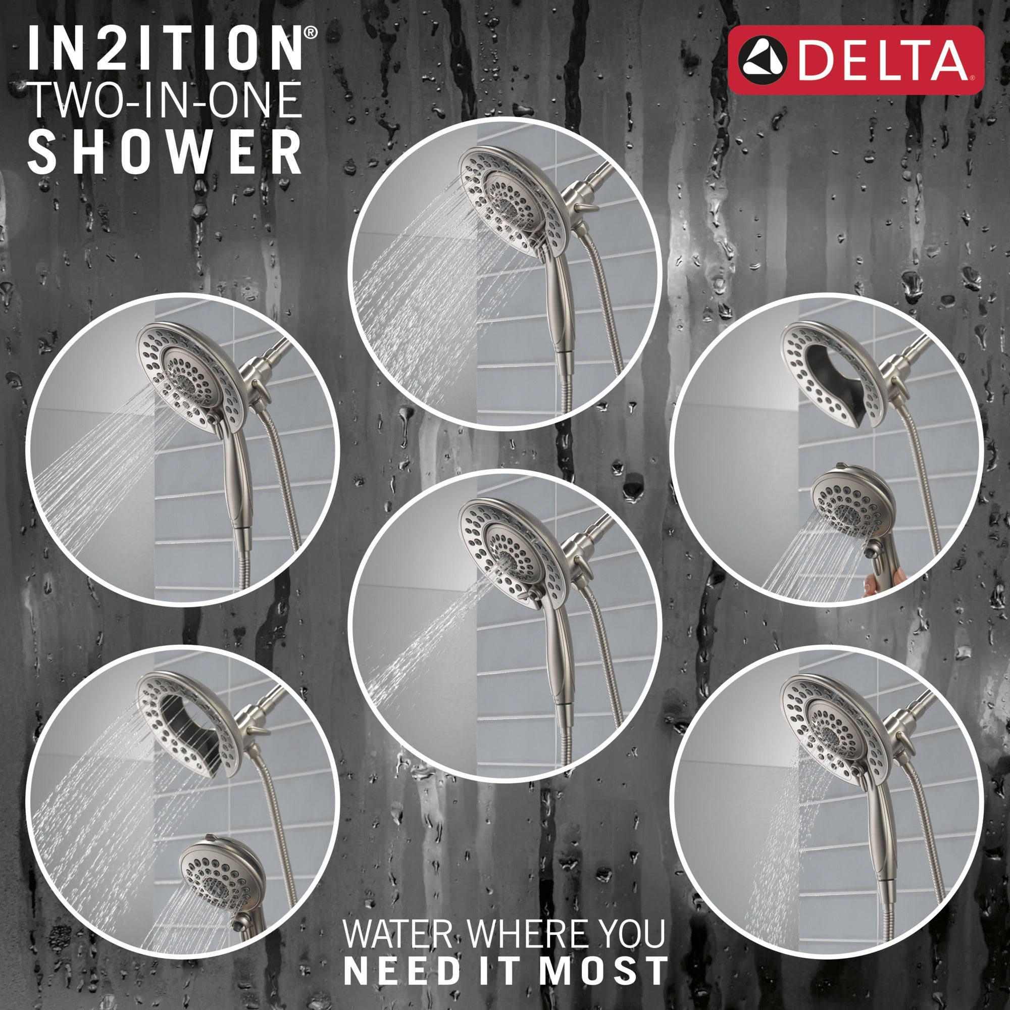 Delta Saylor® Monitor® 17 Series Shower Trim with In2ition®
