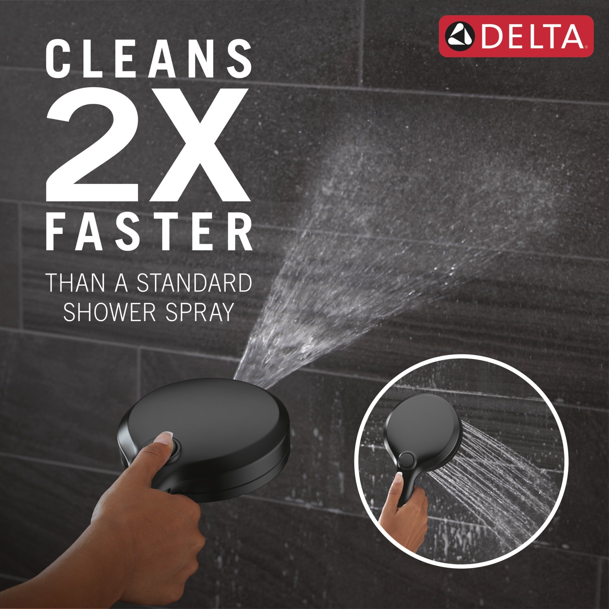 Delta Bonacci™ 17 Series Shower Trim with In2ition Shower Head